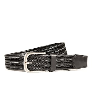 Will Leather Goods Hand Braided Leather Belt - Brown/Black, Belts