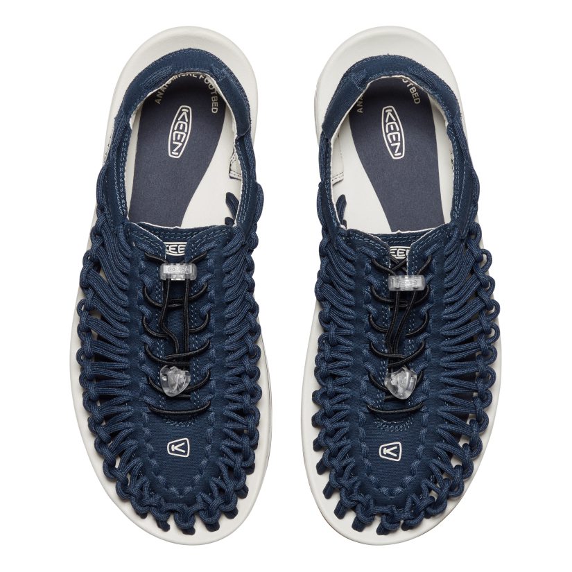 KEEN UNEEK Canvas Sandal - Navy/Birch | Sandals | Huckberry