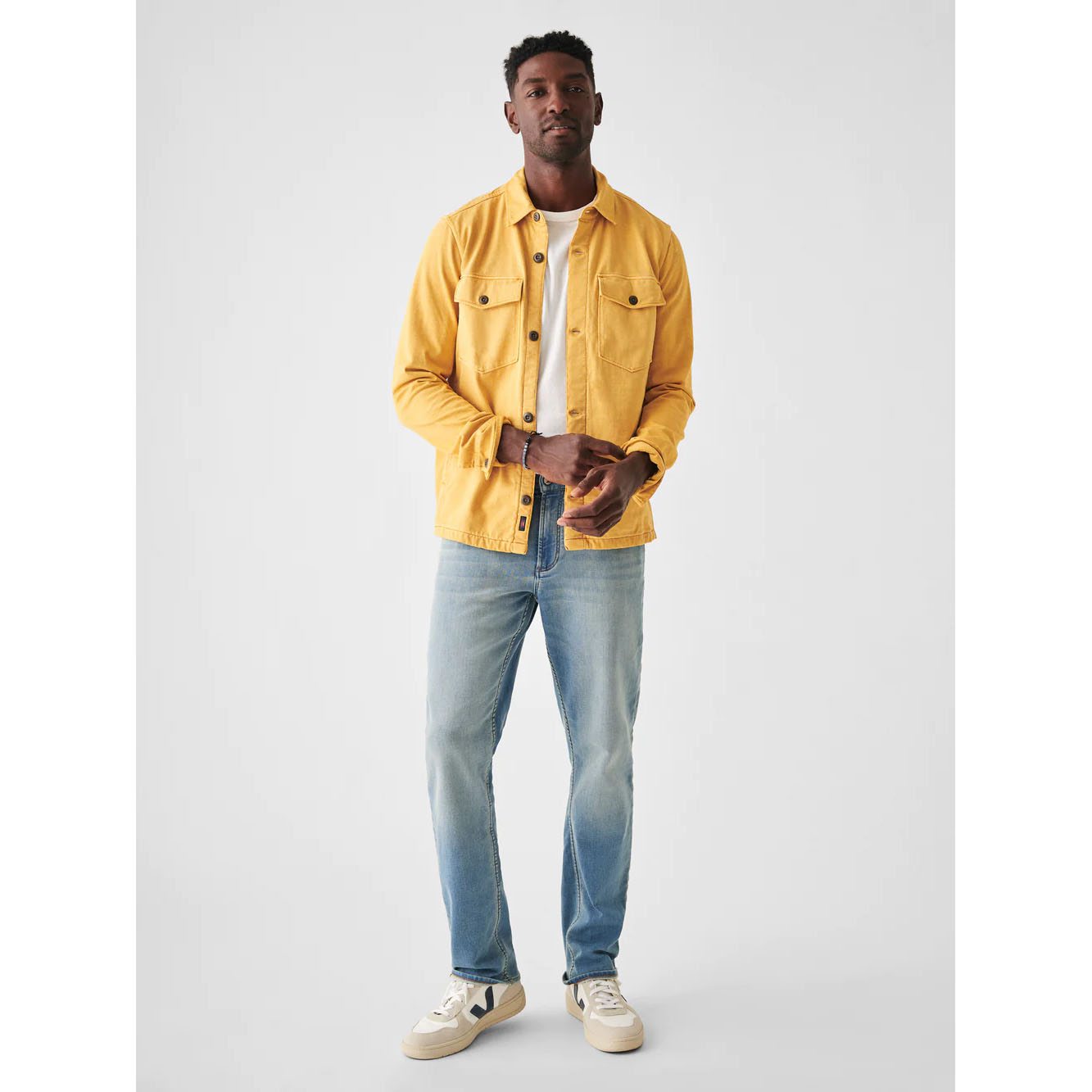 Jacket Matching Jeans For Yellow Shirt Men's Yellow Leather