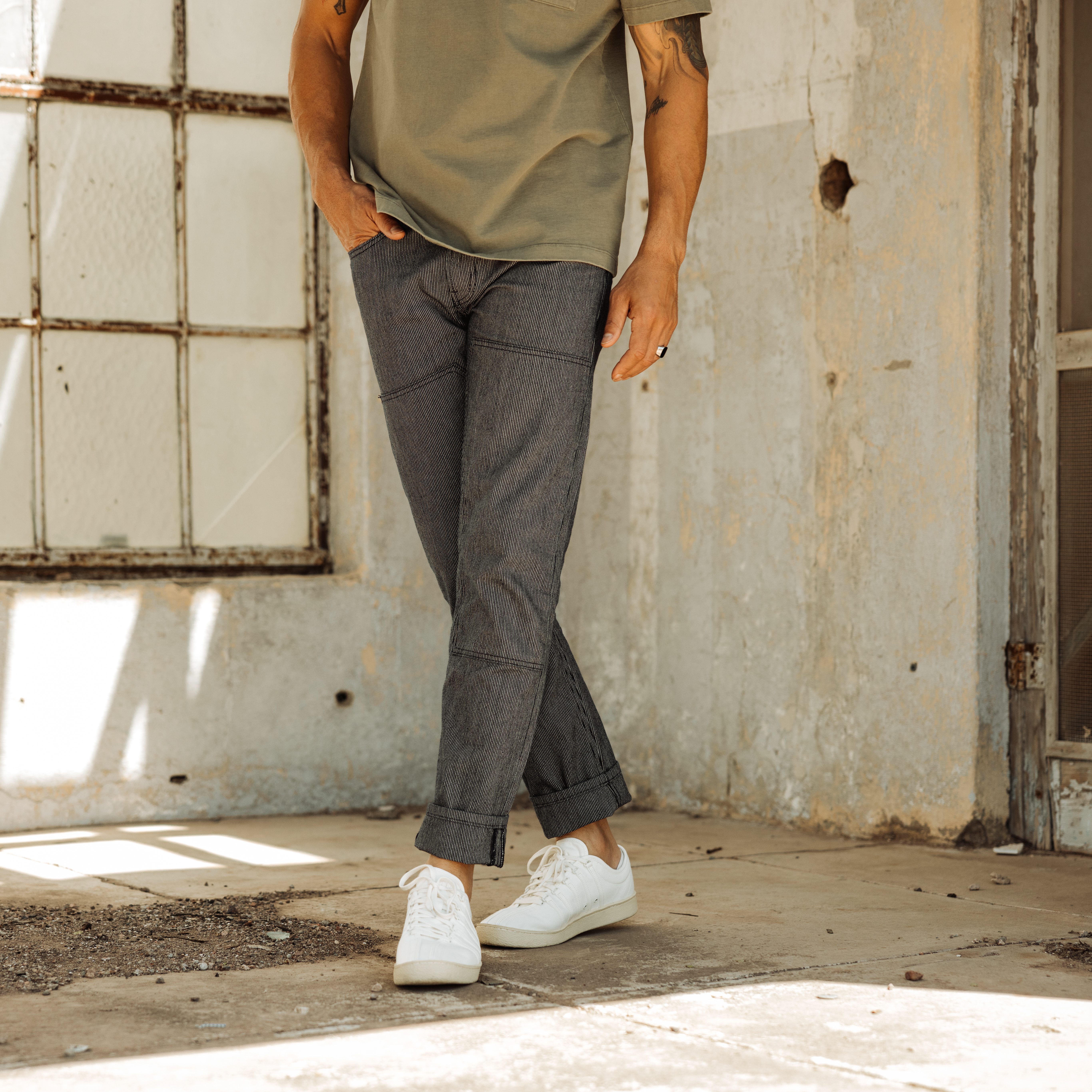 パンツ 24ss UNTRACE LINEN TWILL BAKERPANTS be0953a94c0391035efd5d5e81da00