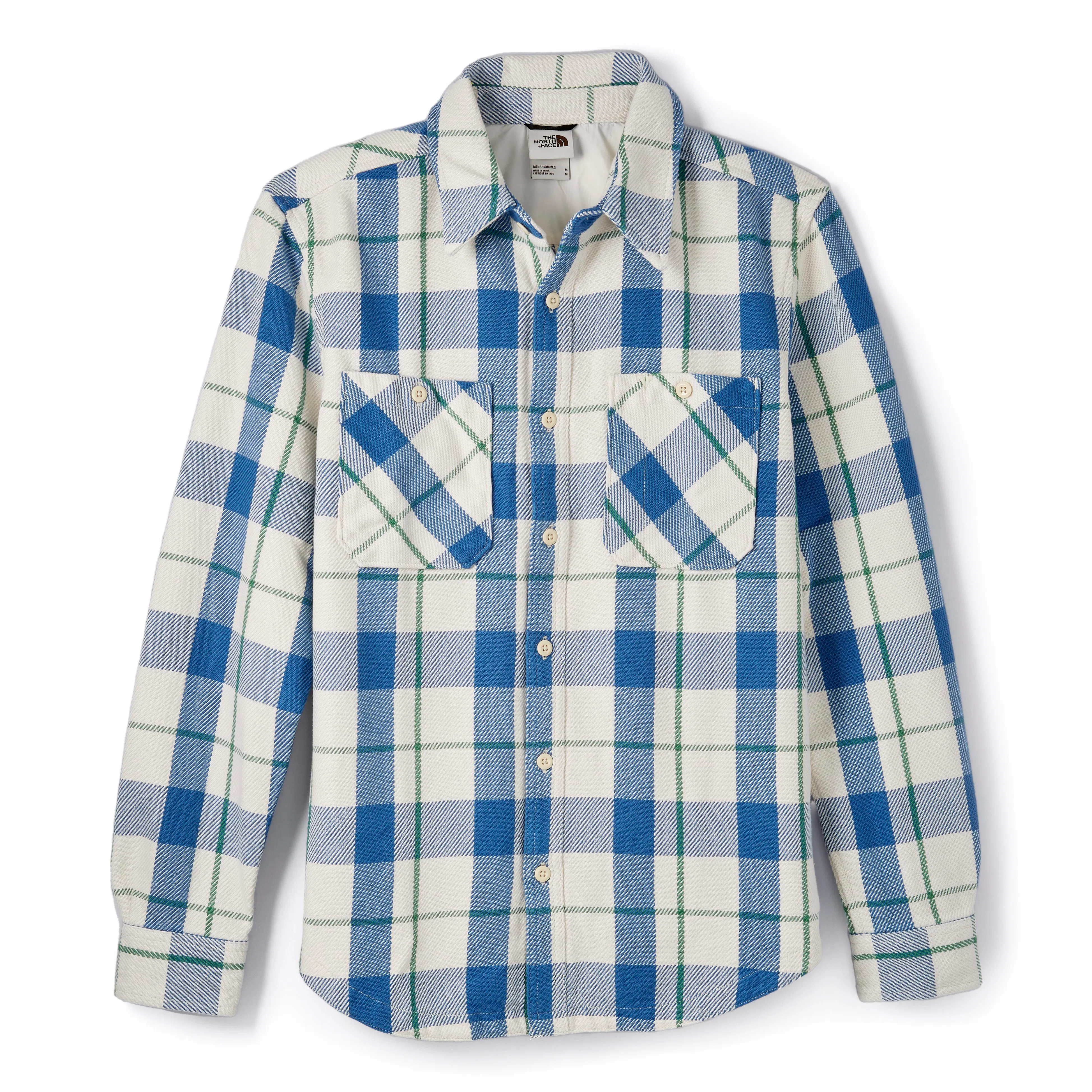 The North Face Valley Twill Flannel Shirt - Gardenia White Large