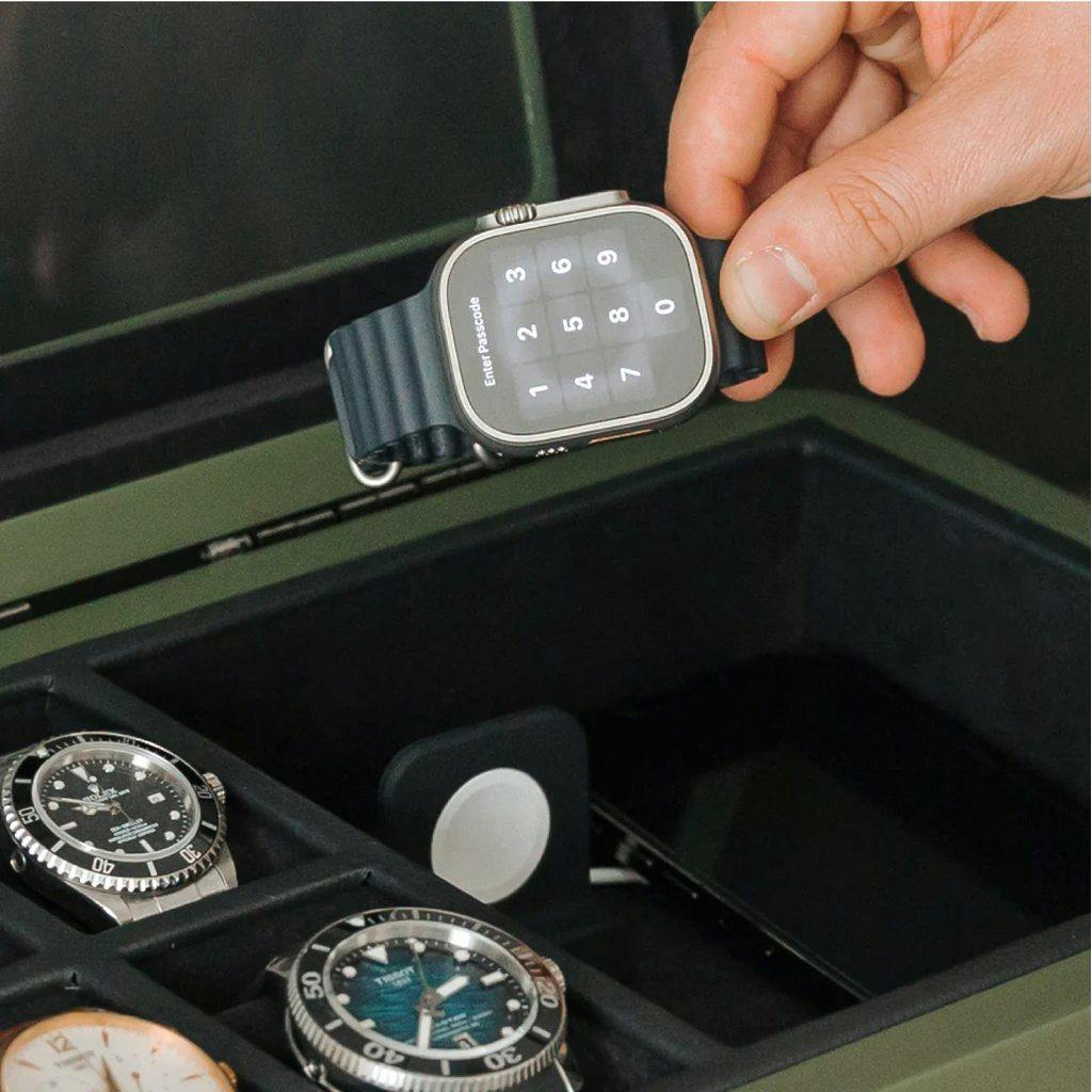 green goyard watch box