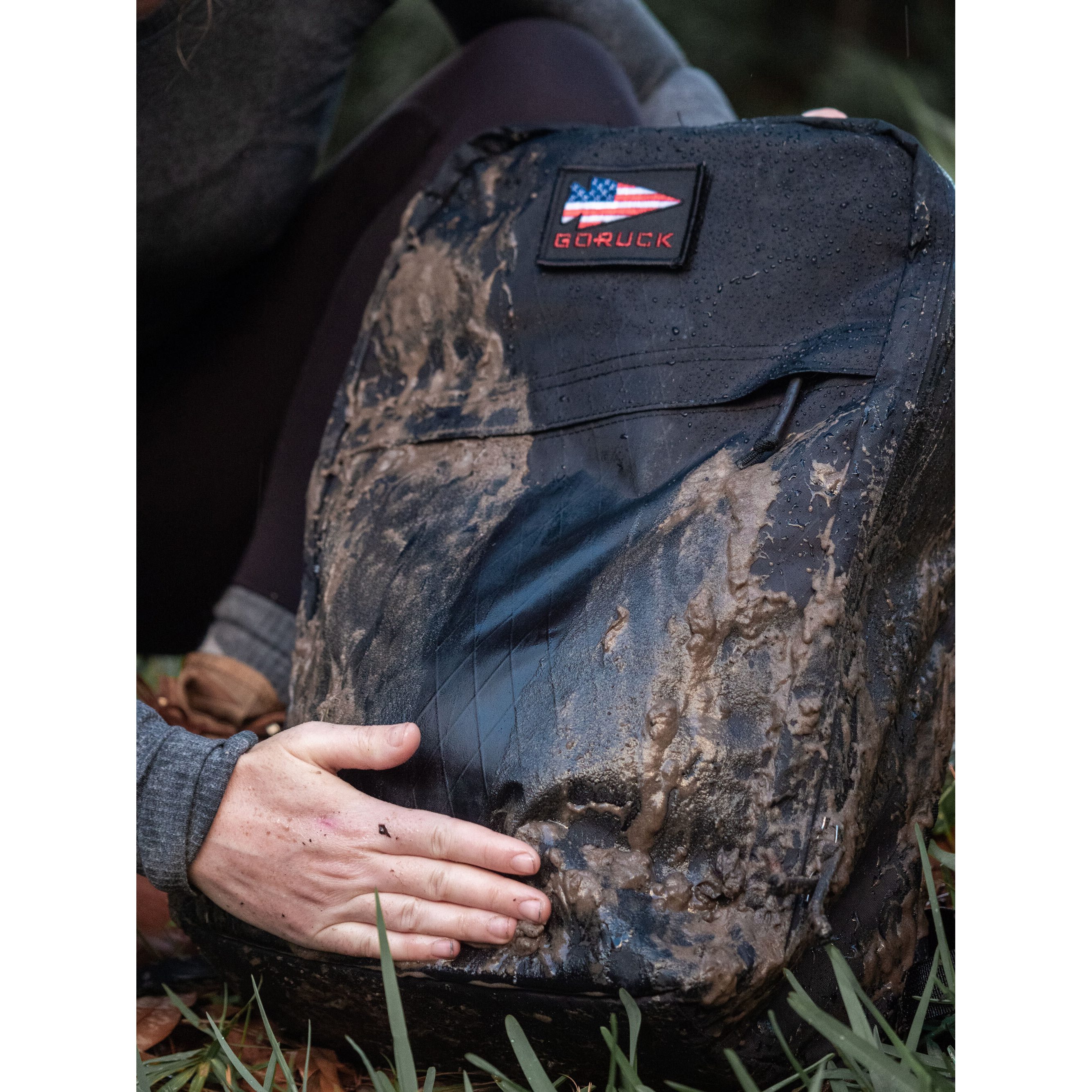 ググググ GORUCK GR1 XPAC Backpack - 21L - Black / Green | Backpacks | Huckberry