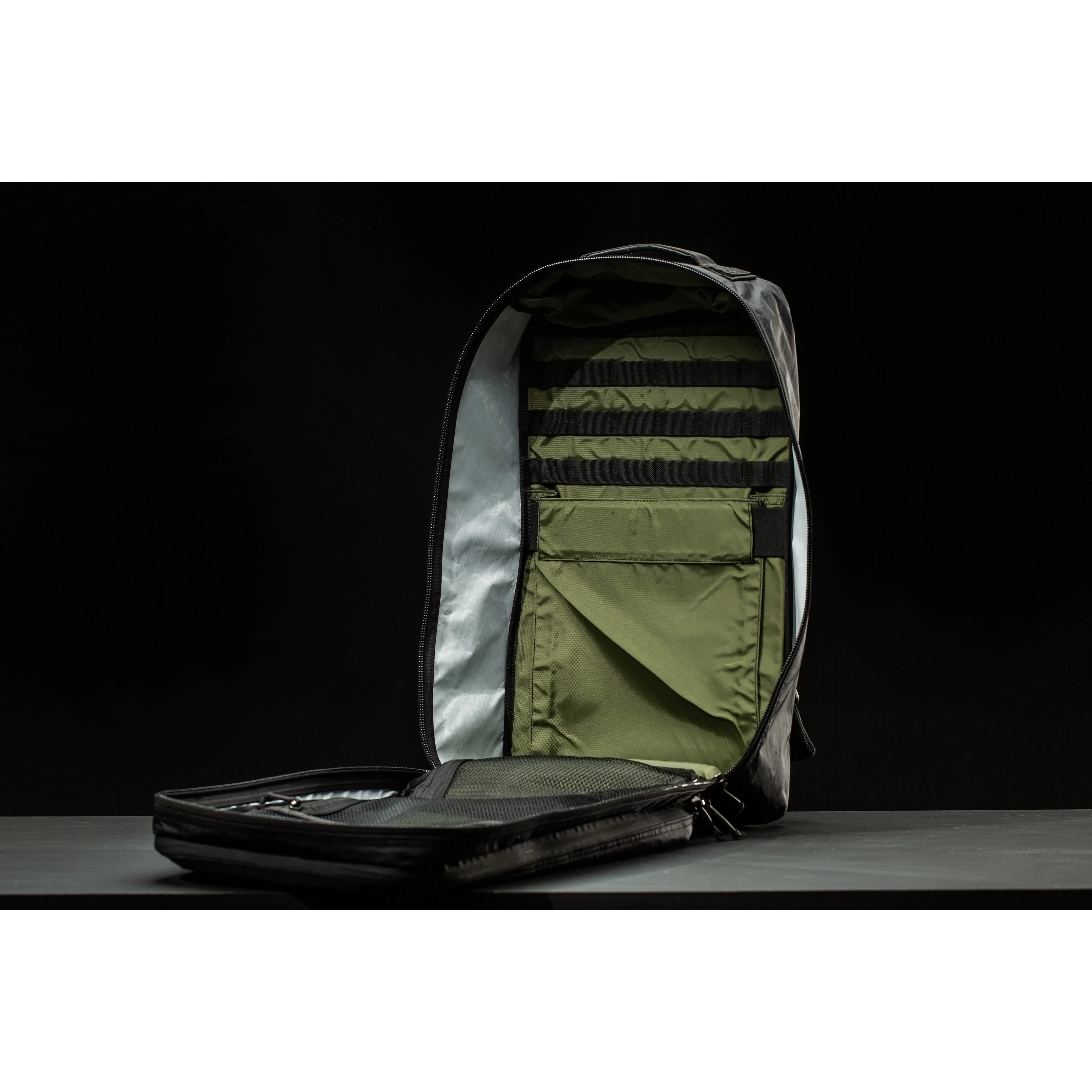 GORUCK GR2 XPAC Backpack - 40L - Black / Green | Backpacks | Huckberry