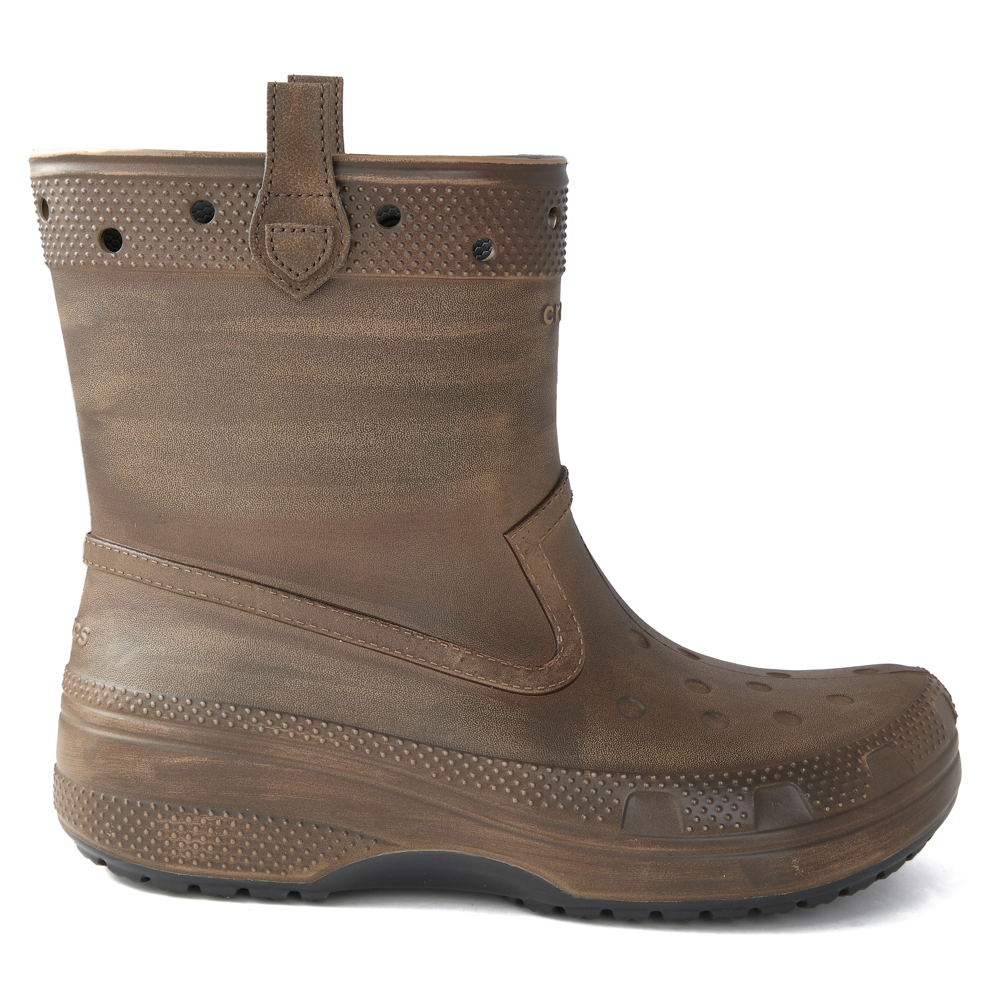 Crocs Huckberry x Crocs Classic Western Boot - Brown | Rain Boots