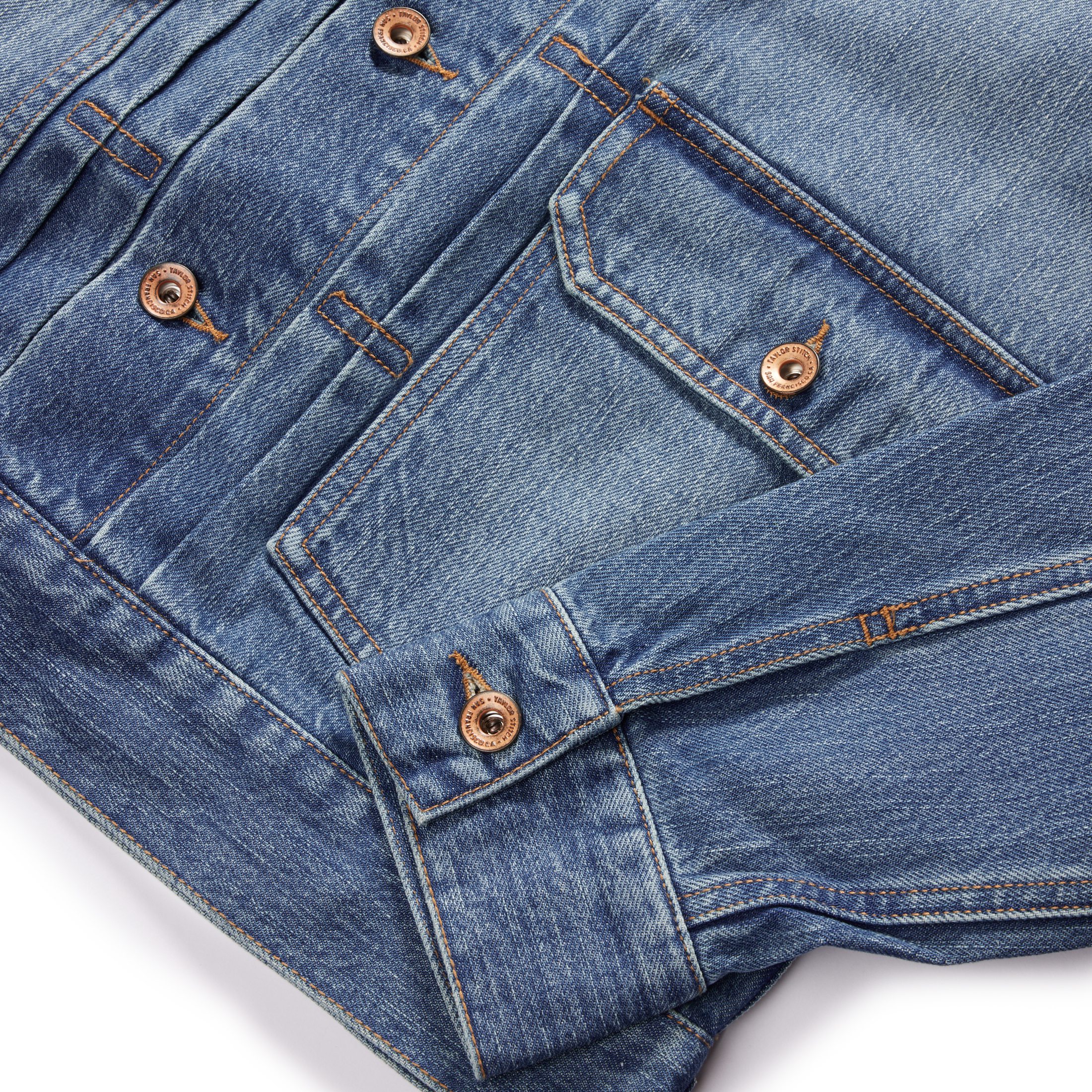 Taylor Stitch The Ryder Denim Trucker Jacket - Sun Bleached