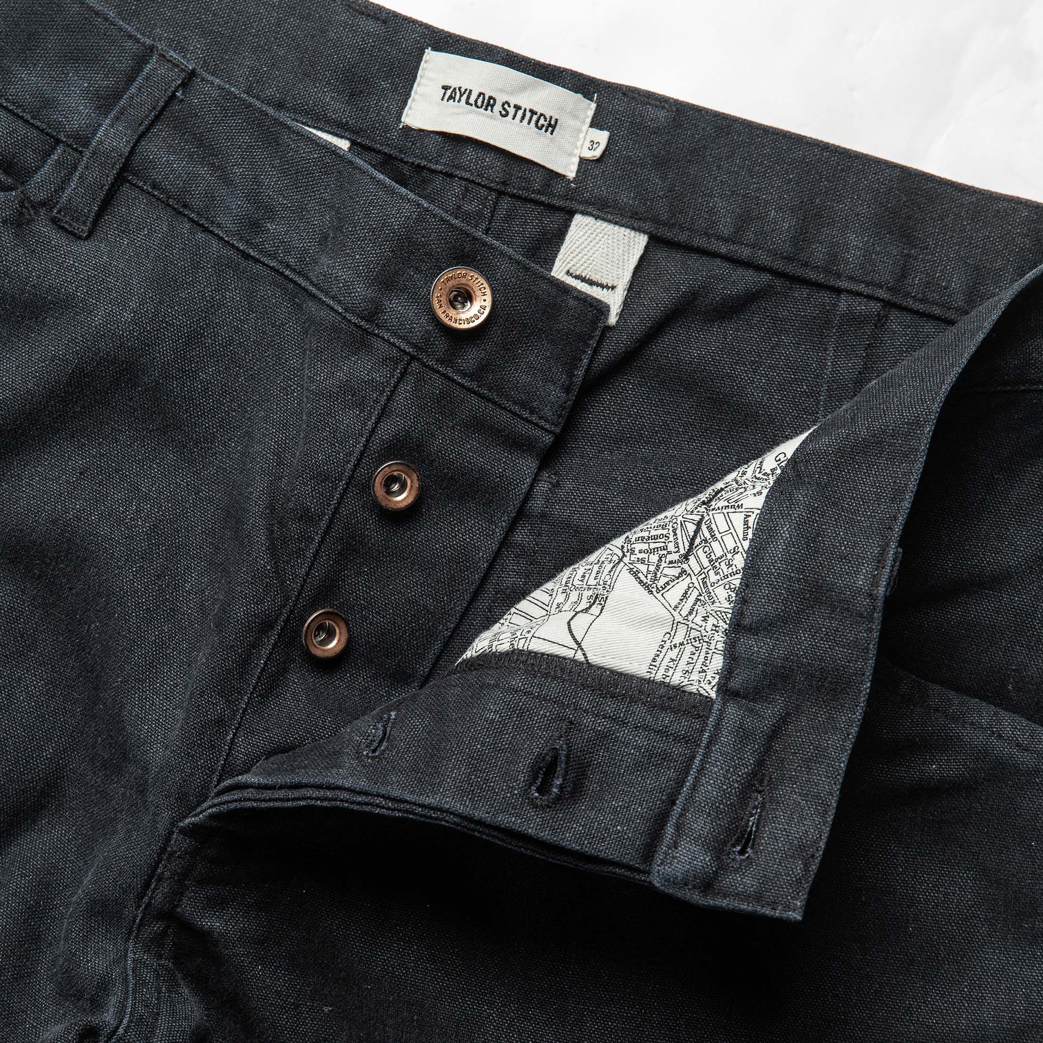 Taylor Stitch The Double-Knee Chore Pant - Coal Boss Duck