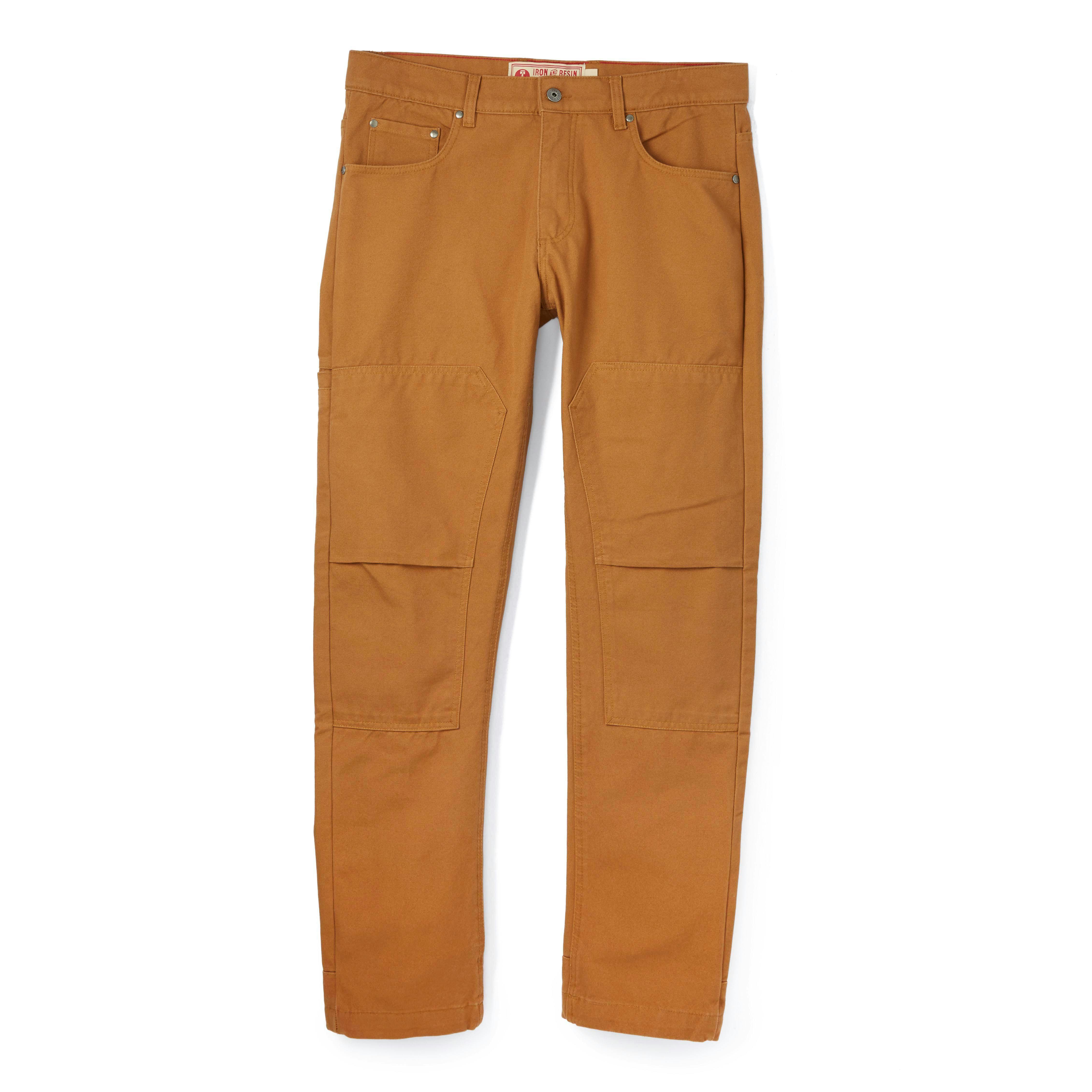 Iron and Resin Union Duck Canvas Work Pant - Cognac