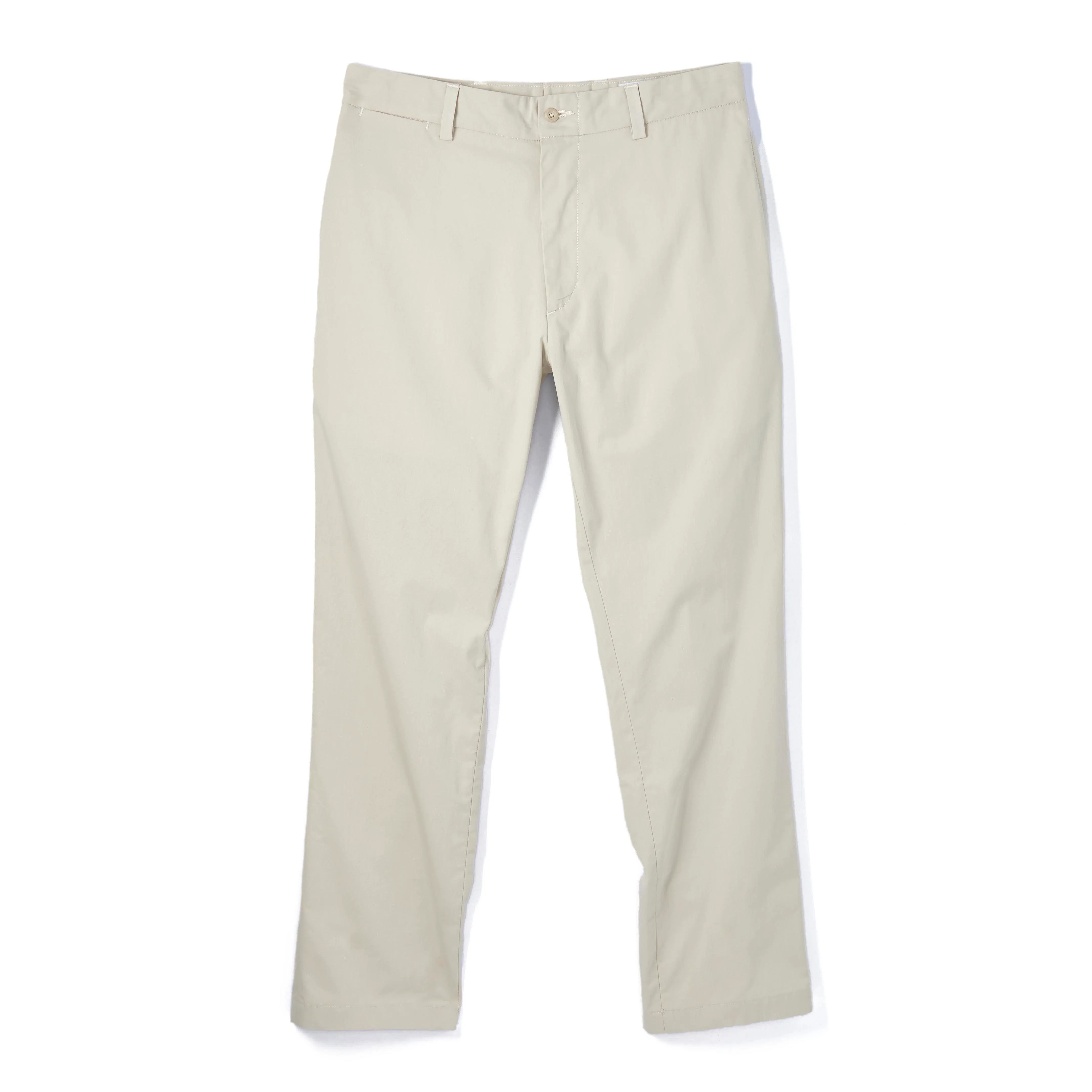 Jack Donnelly M3 Cotton Poplin Tapered Chino - Cement | Chino