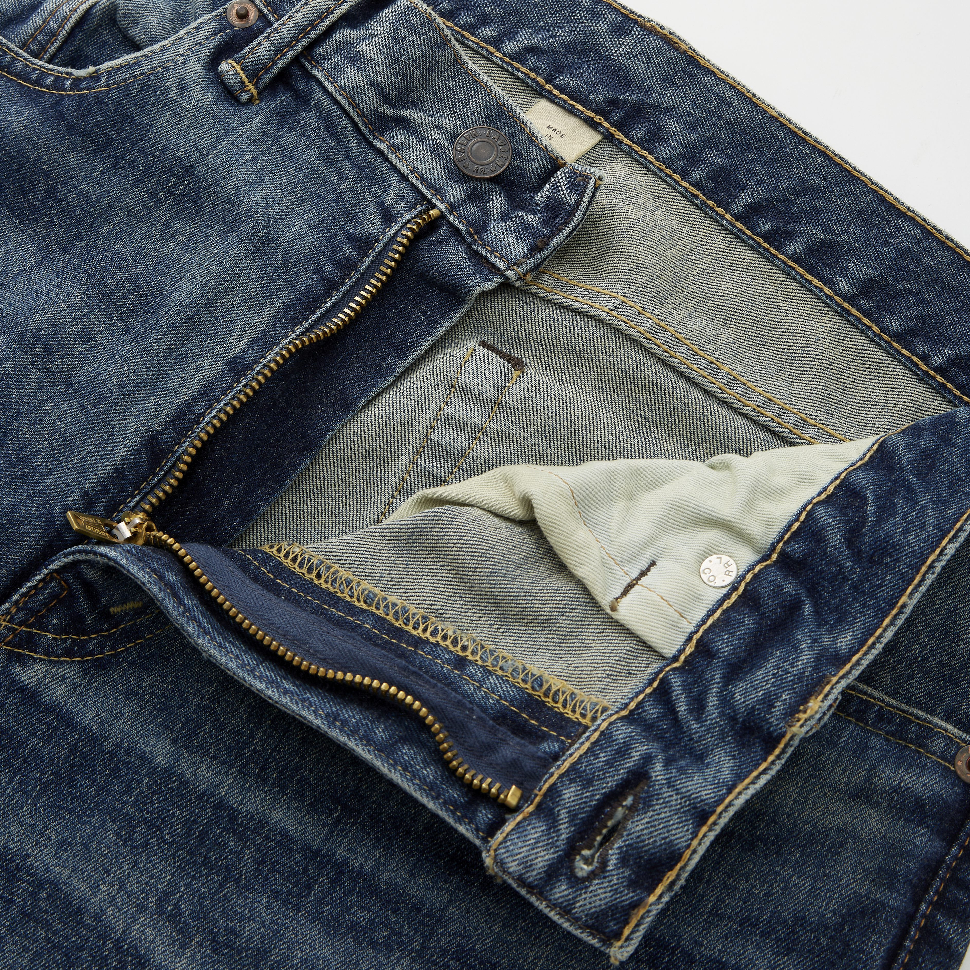 RRL Slim Narrow Stretch Denim Jeans - Eakins Wash | Jeans | Huckberry