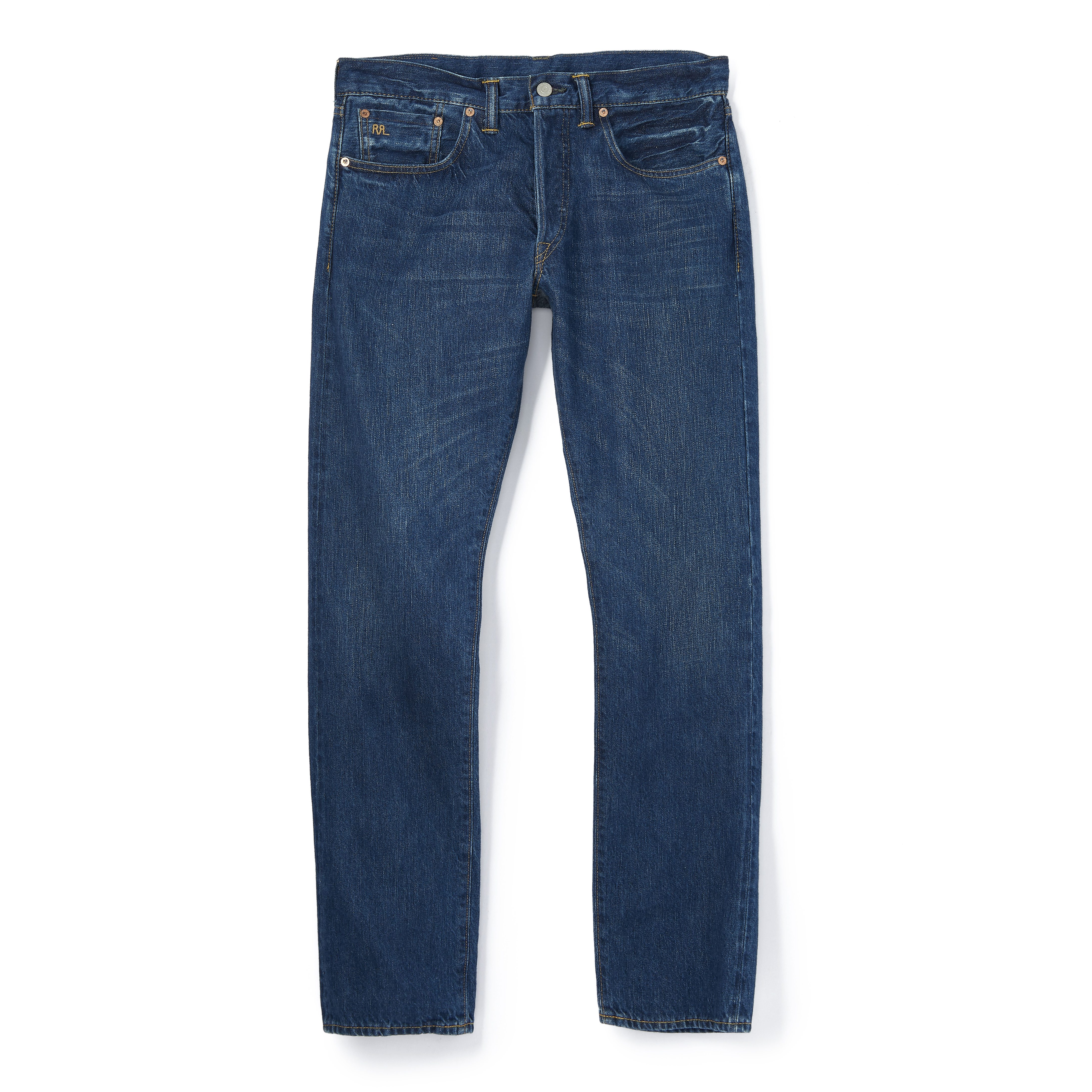 RRL Slim Fit Selvedge Denim Jeans - Eastridge Wash | Rigid