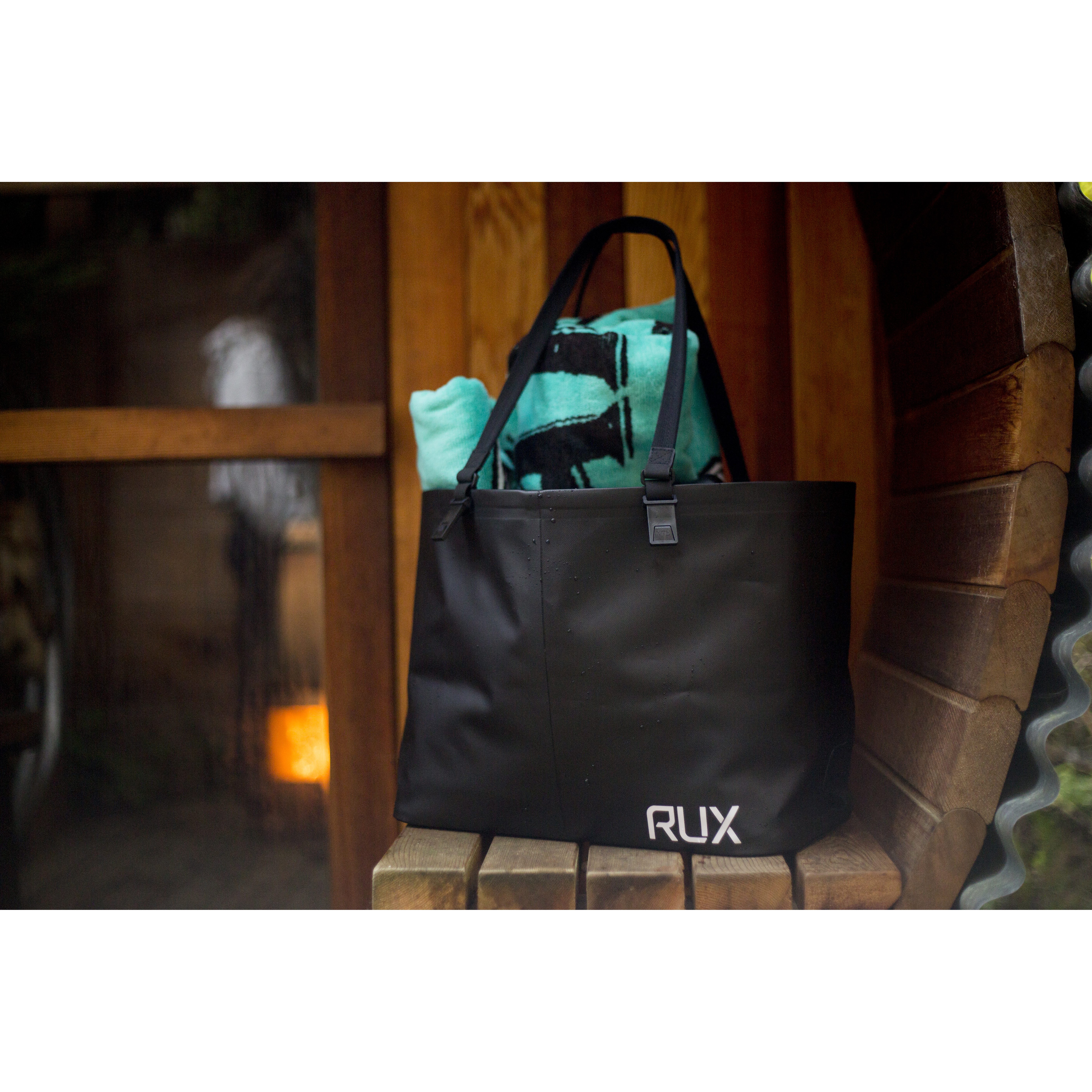 RUX Waterproof Bag - 25L - Black | Messenger & Tote Bags | Huckberry