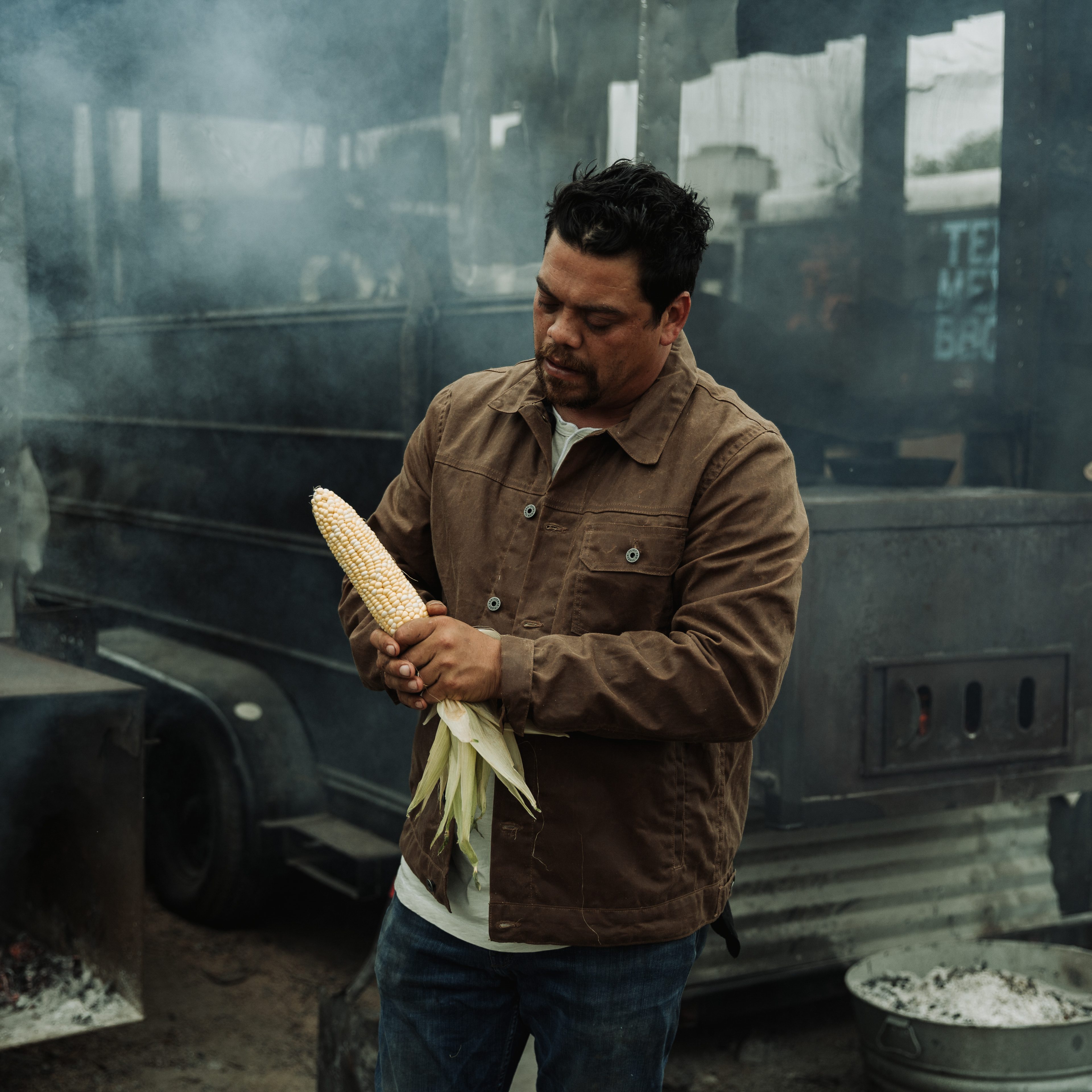 Flint and Tinder Unlined Waxed Trucker Jacket - Havana | Trucker