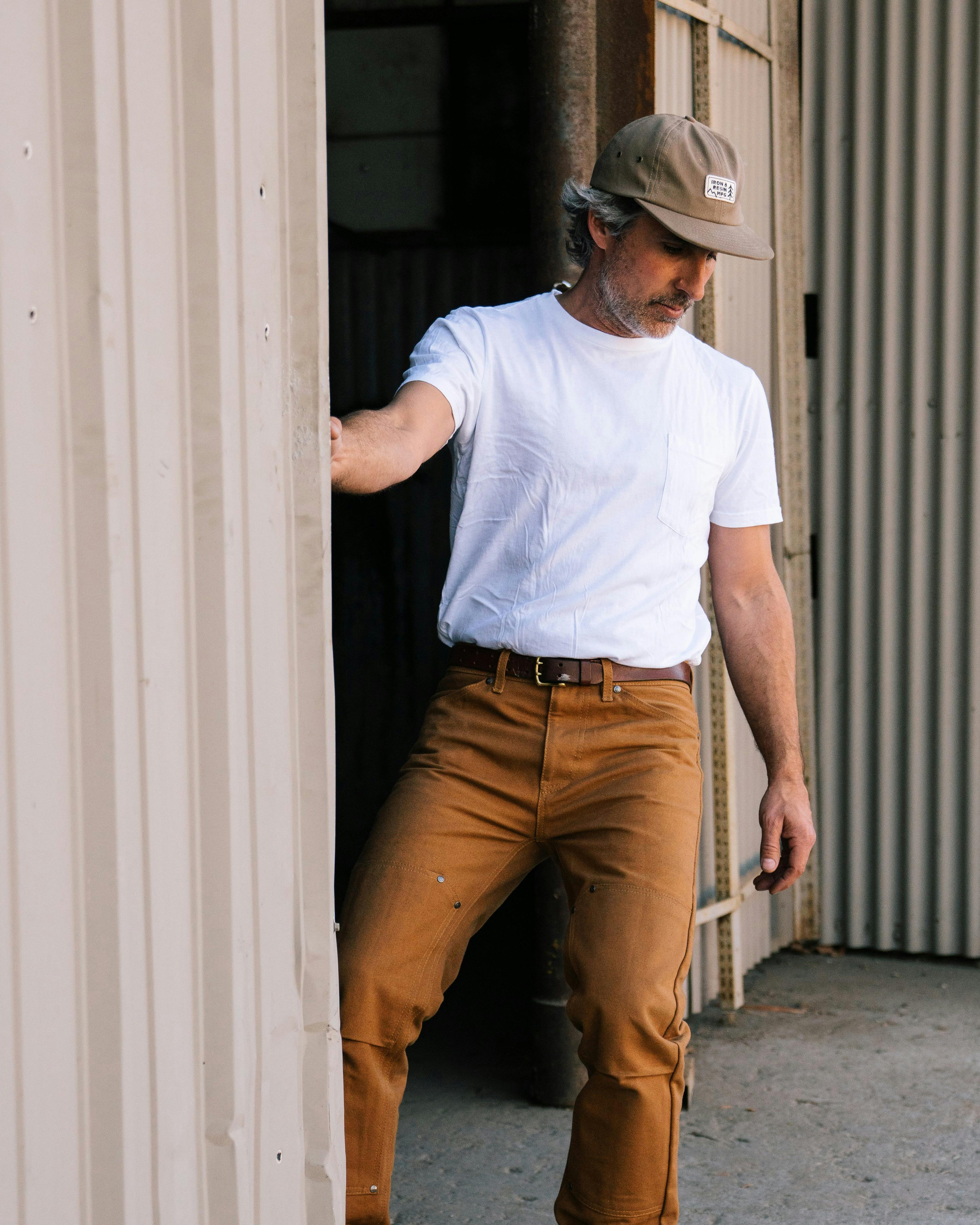 Iron and Resin Union Duck Canvas Work Pant Cognac Workwear