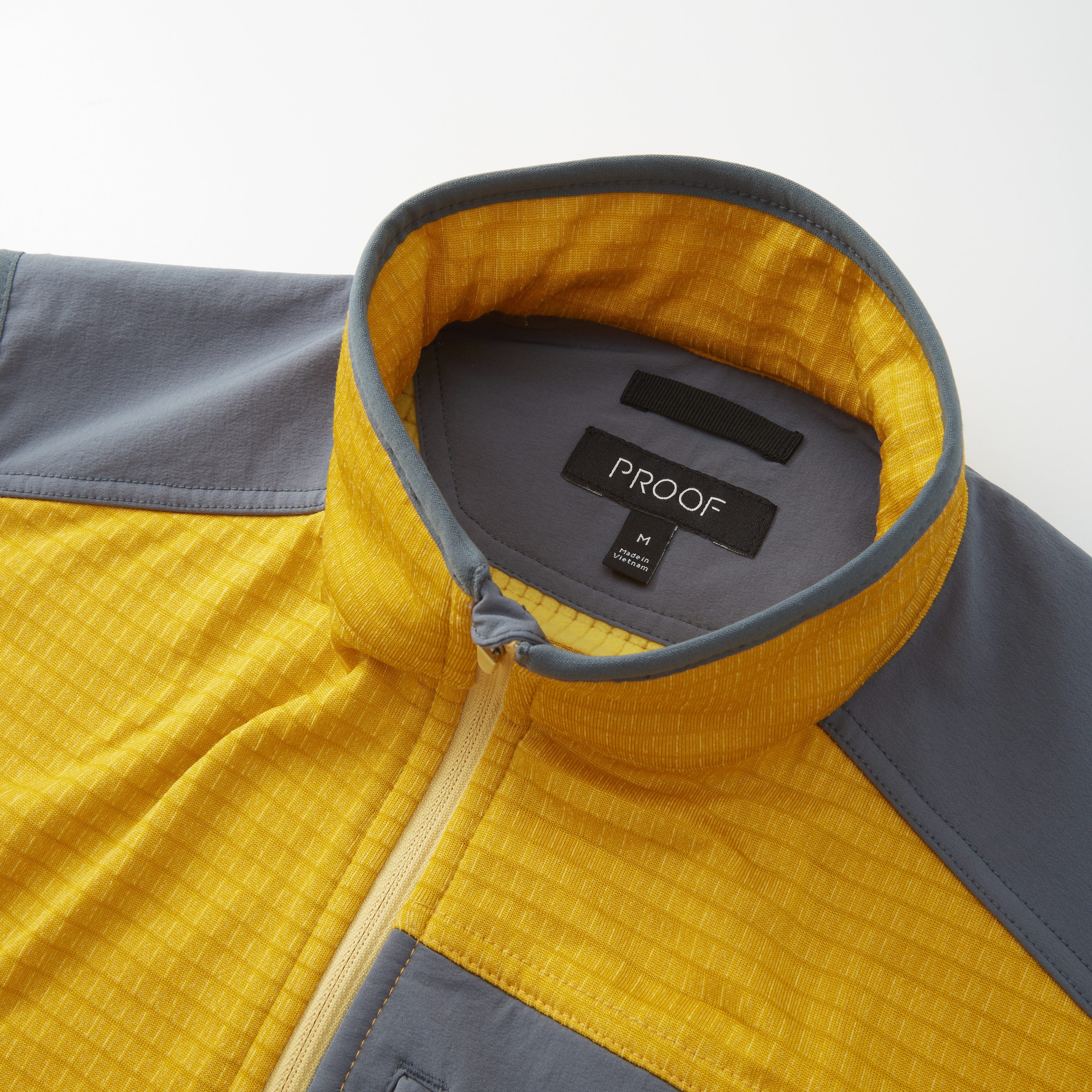 Proof Trail Grid Fleece Full Zip Vest - Spectra Yellow | Vests