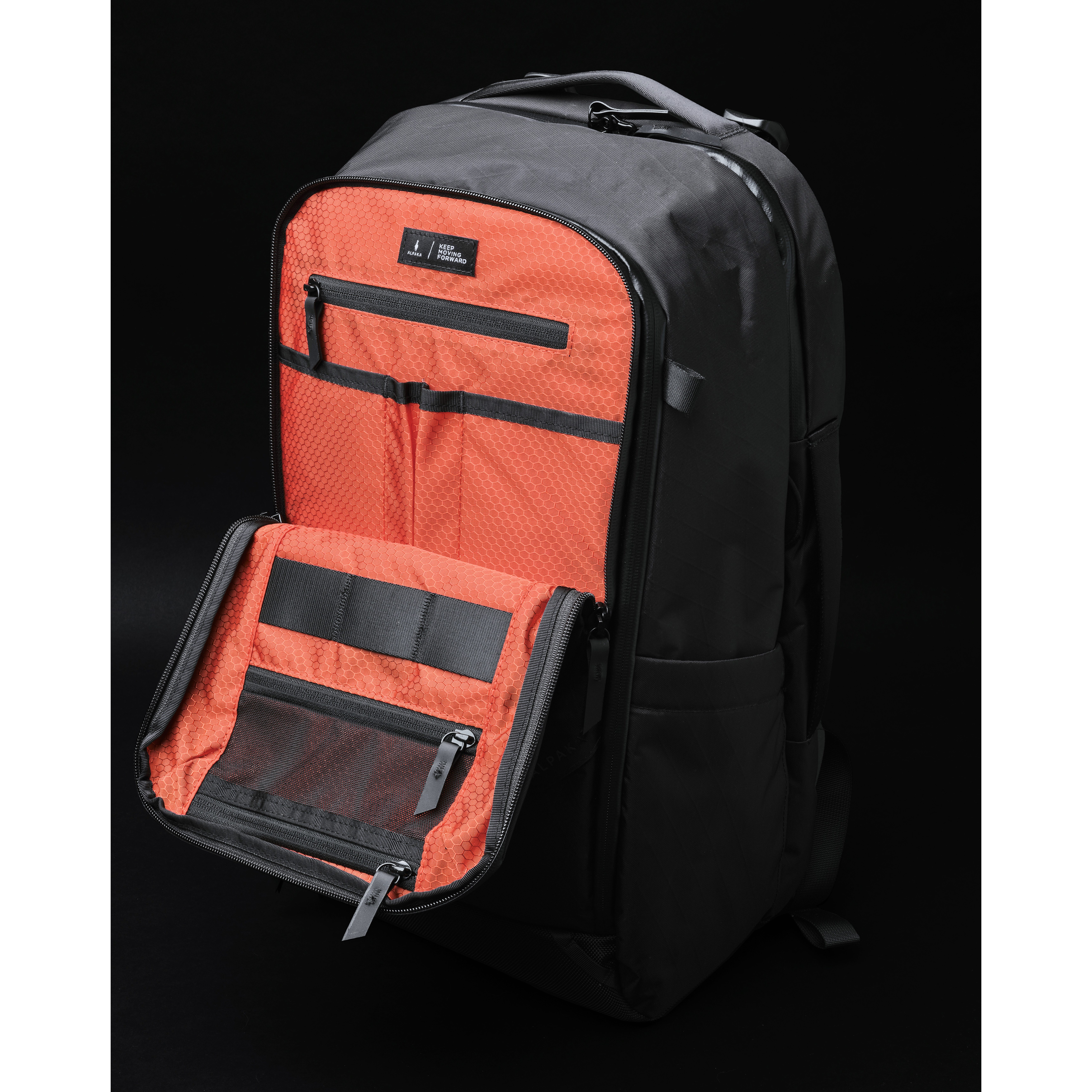 Alpaka Gear Elements Travel Backpack - 35L - Black X-Pac