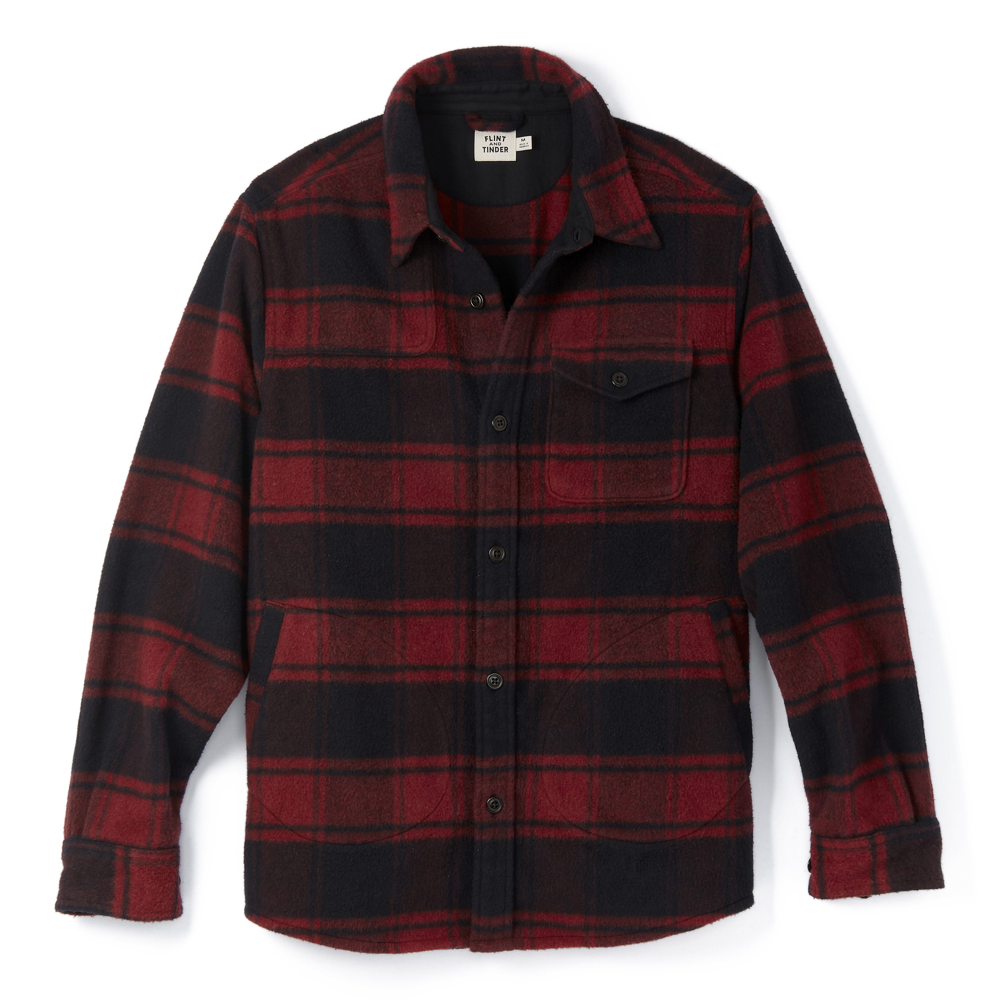 Black Buttoned Lumberjack Plaid Jacket - AMI PARIS OFFICIAL FI