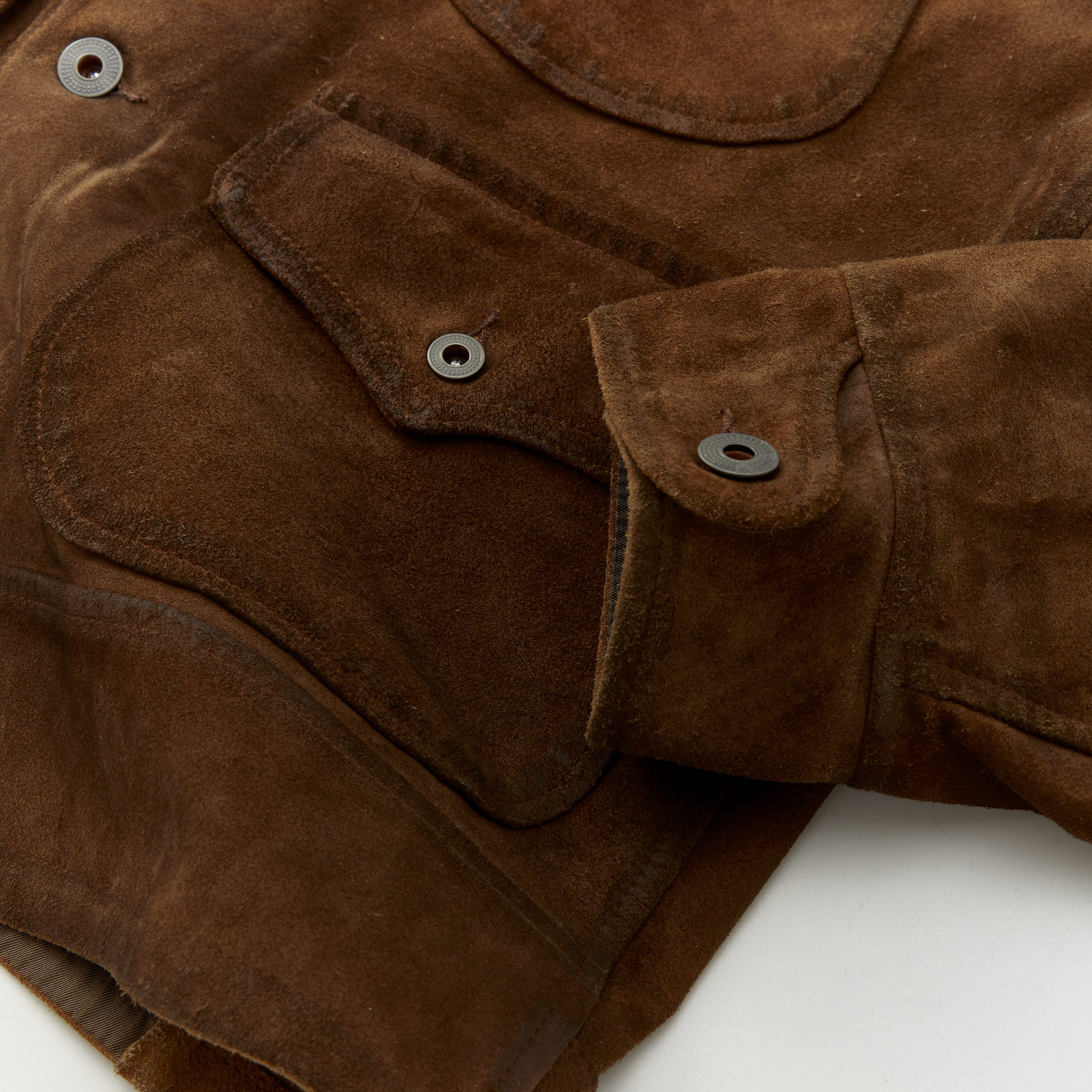 RRL Alston Roughout Suede Jacket - Brown | Leather Jackets | Huckberry