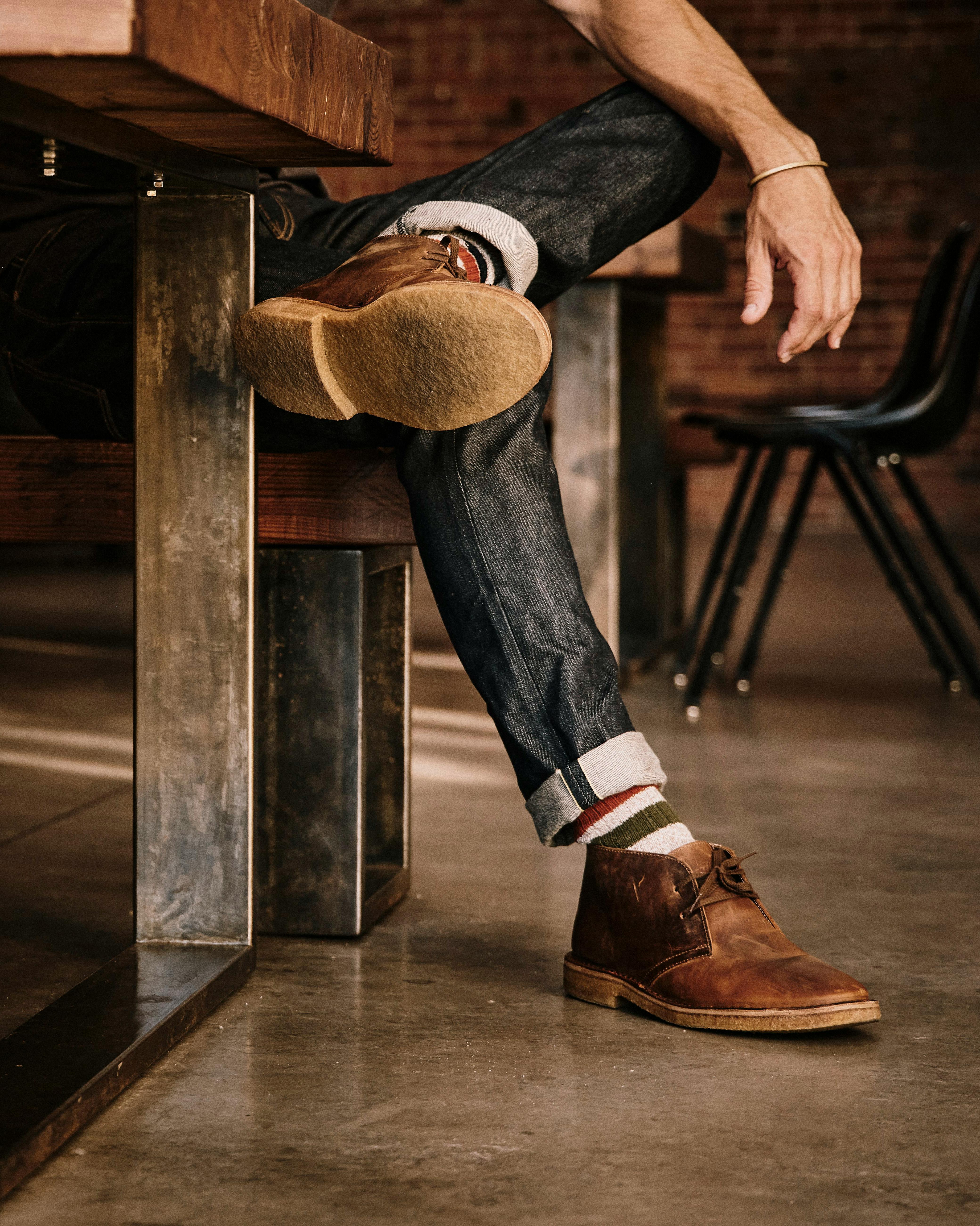 Shorts Chukka Boots Leather Rieker Mens Boots Brown Waxy Half