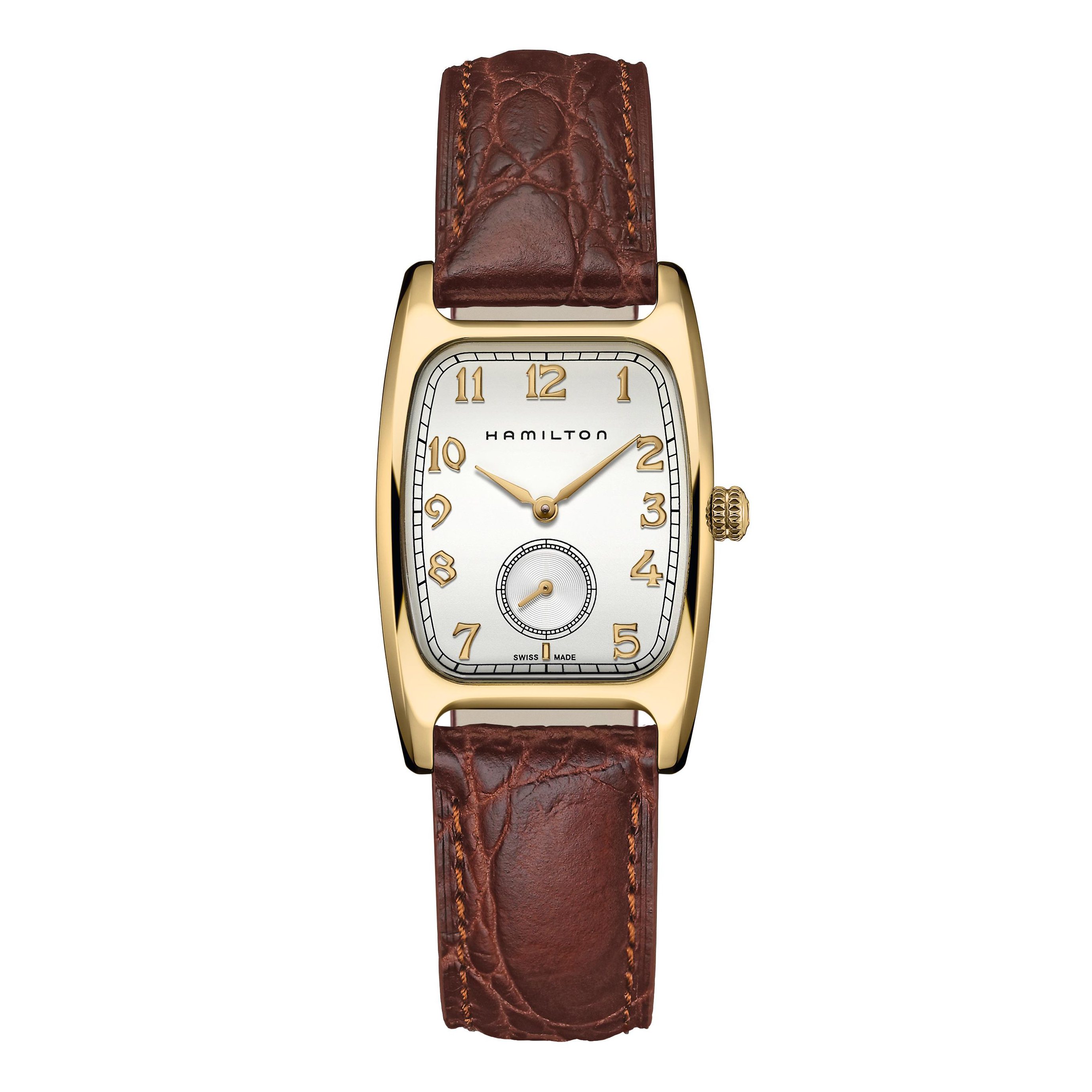 アメリカン クラシック　ボルトン 6264 Hamilton American Classic Boulton Quartz Watch - White/Gold
