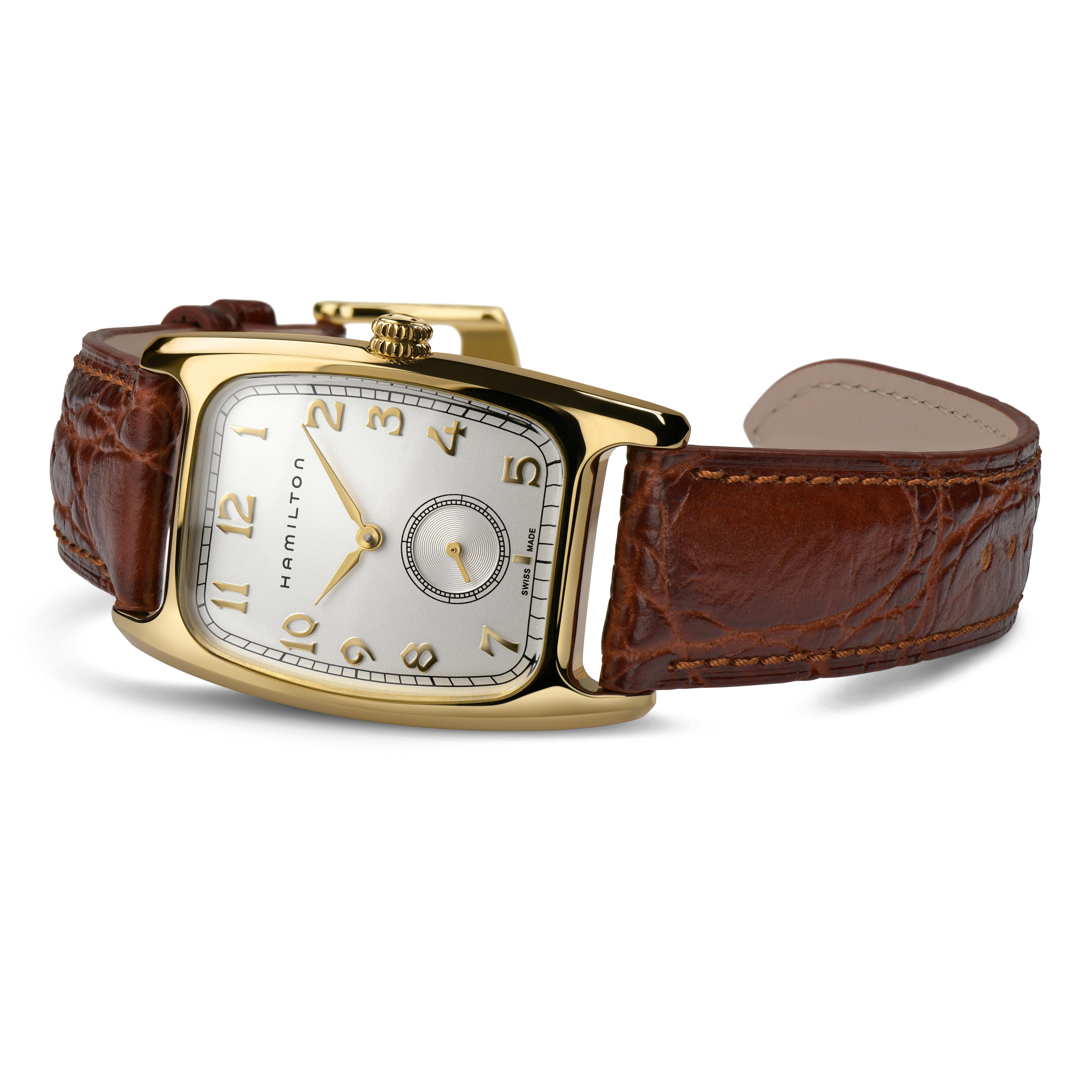 Hamilton American Classic Boulton Quartz Watch - White/Gold