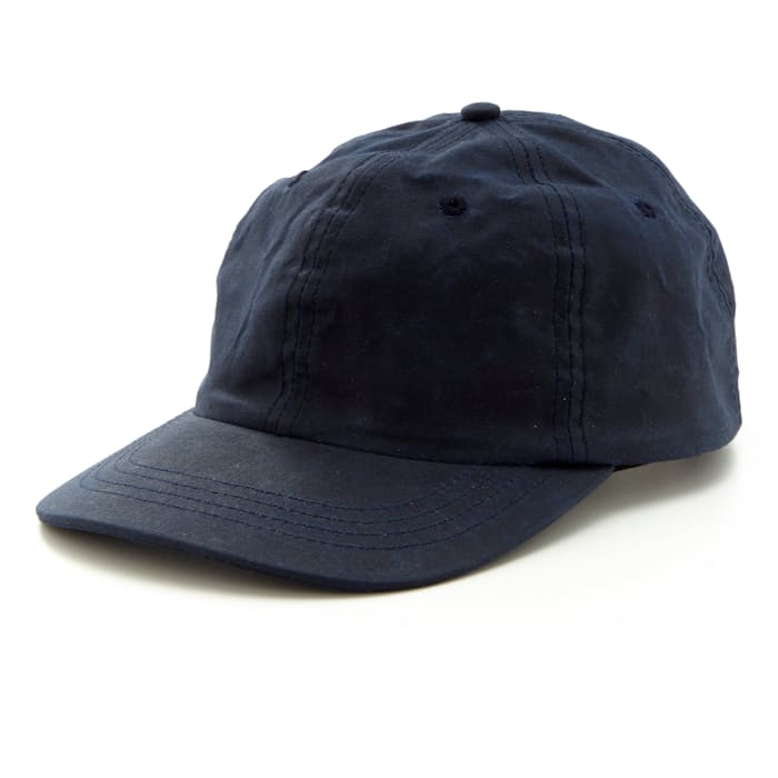 Huckberry Waxed Canvas 6-Panel Hat | Navy | Size: One Size | Baseball & Trucker Hats | Headwear
