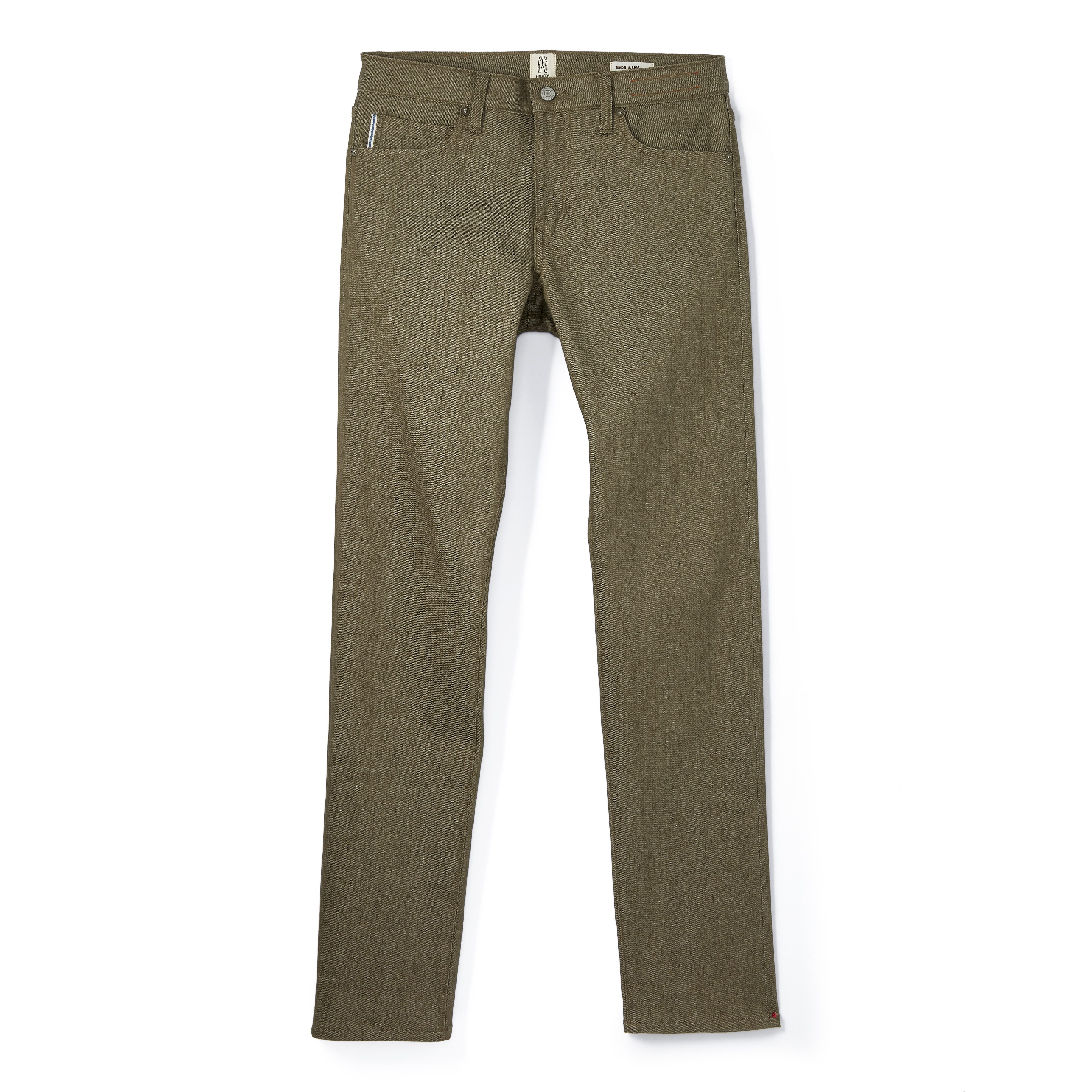 Olive Green 12oz Original Denim - Classic Men's Custom Size Jeans - SPOKE -  SPOKE