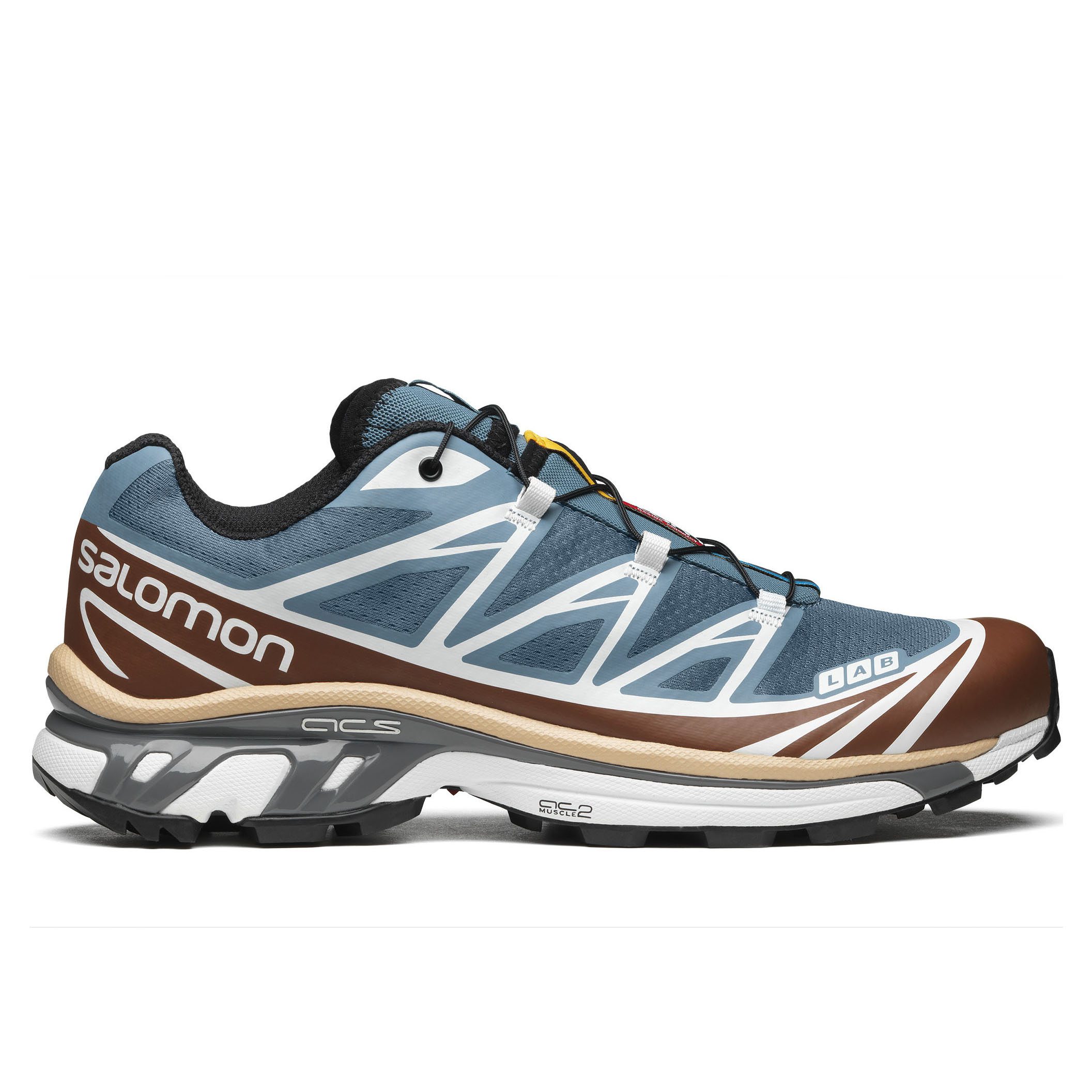 Salomon XT-6 Sneaker - Aegean Bl/Tortoise/Taffy | Trail Sneakers