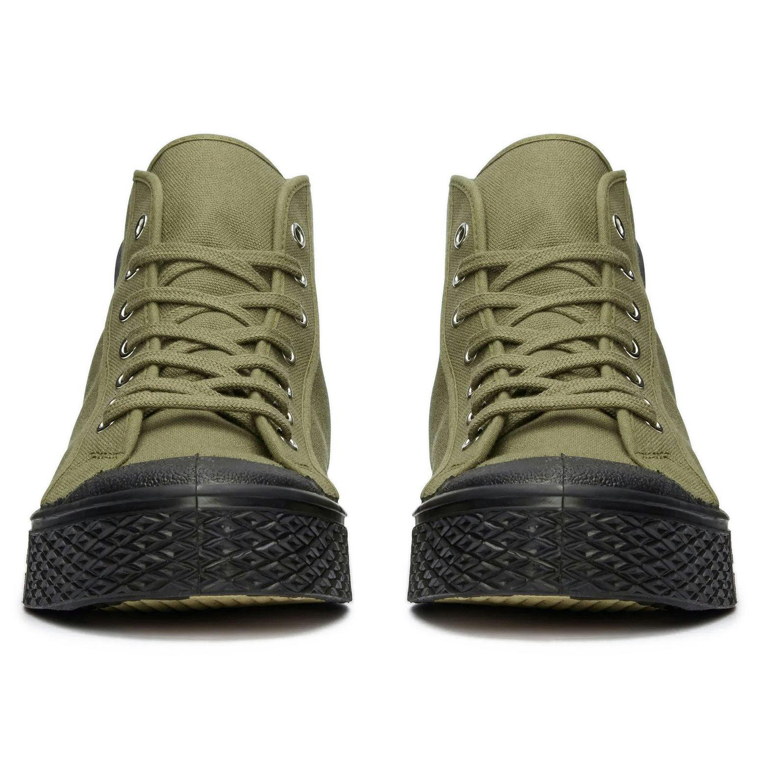 US Rubber CO. Military High Top Sneaker - Military Green Casual Sneakers | Huckberry