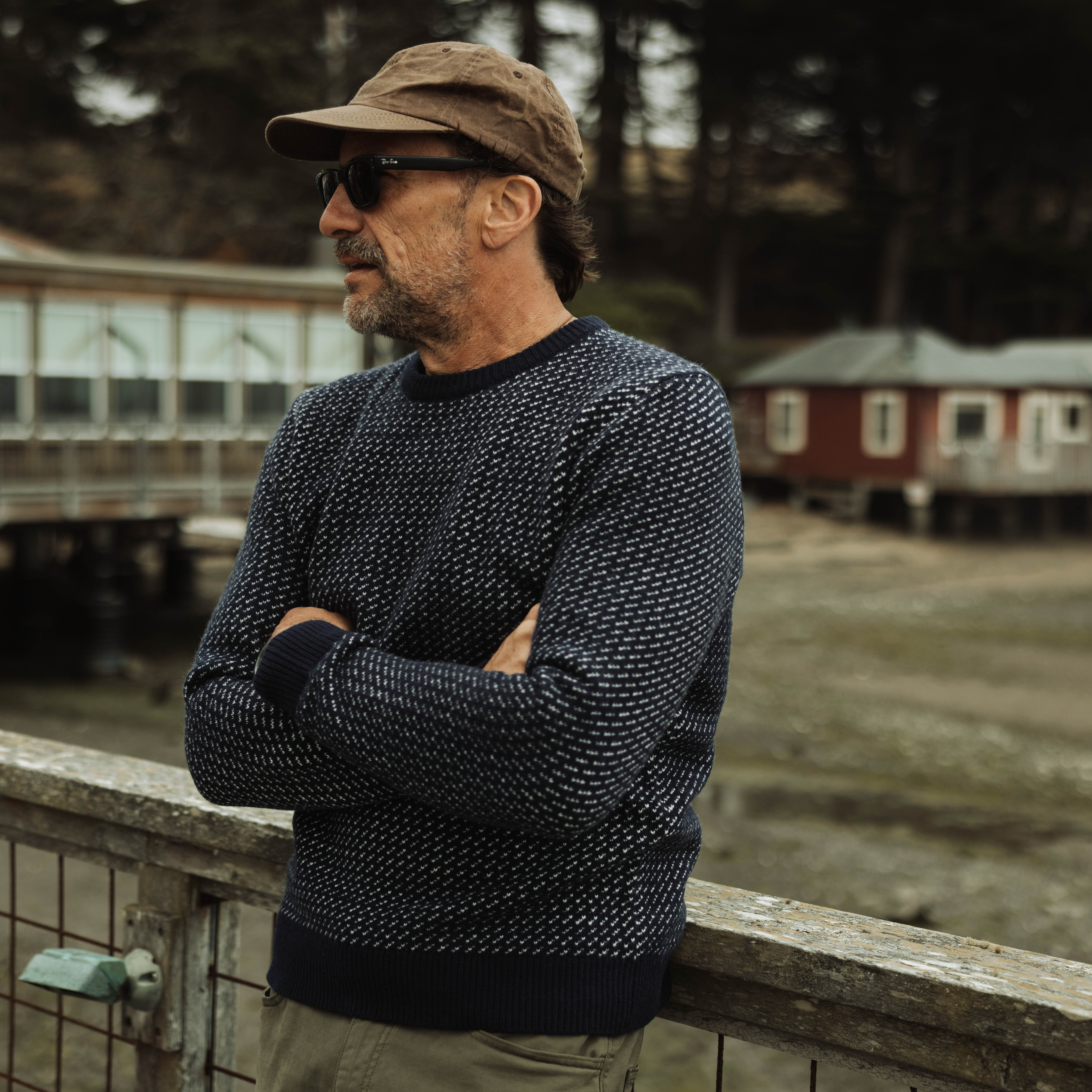 Nordic Merino Wool Crewneck Sweater
