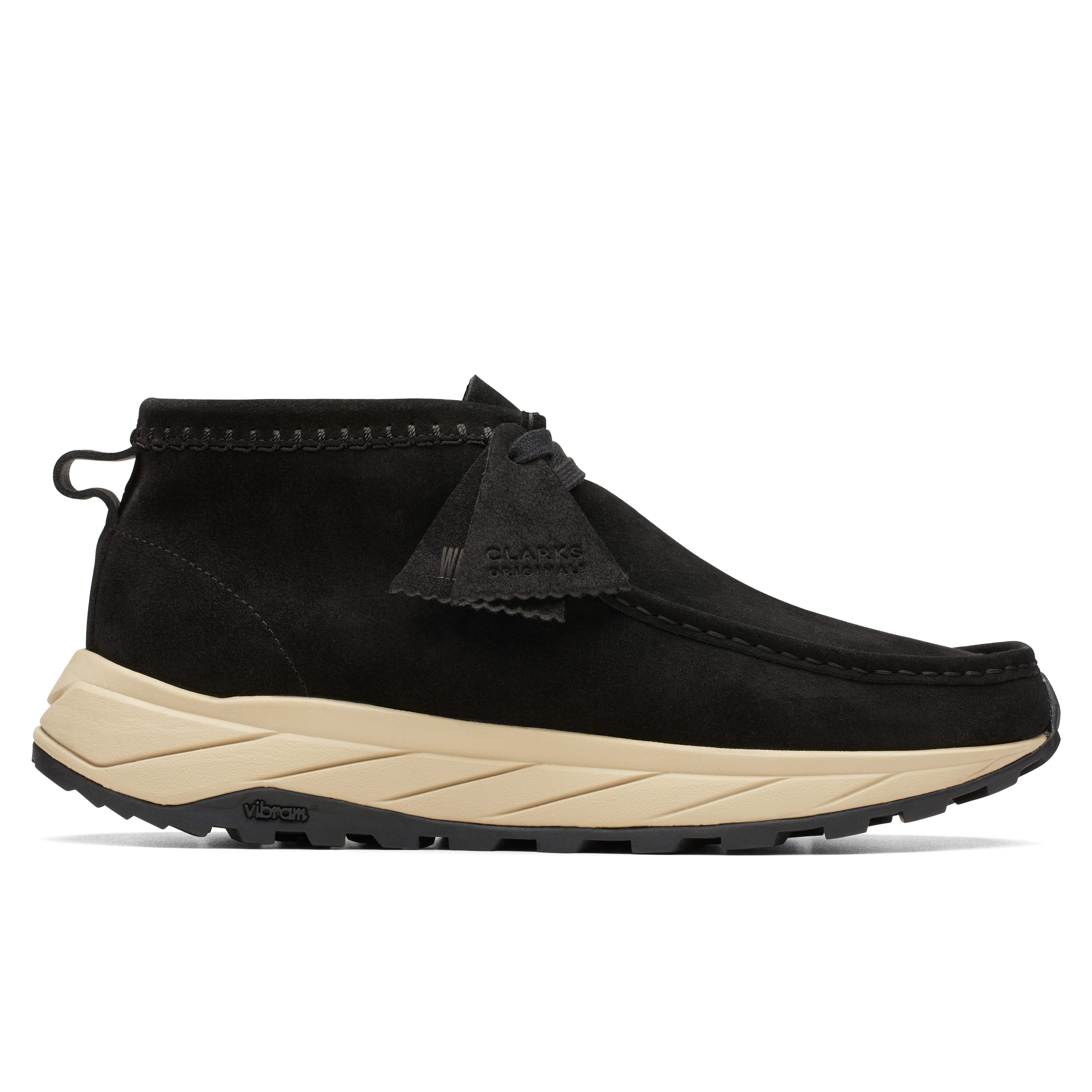 Clarks Wallabee Eden Sneaker Boot - Black | Trail Sneakers | Huckberry