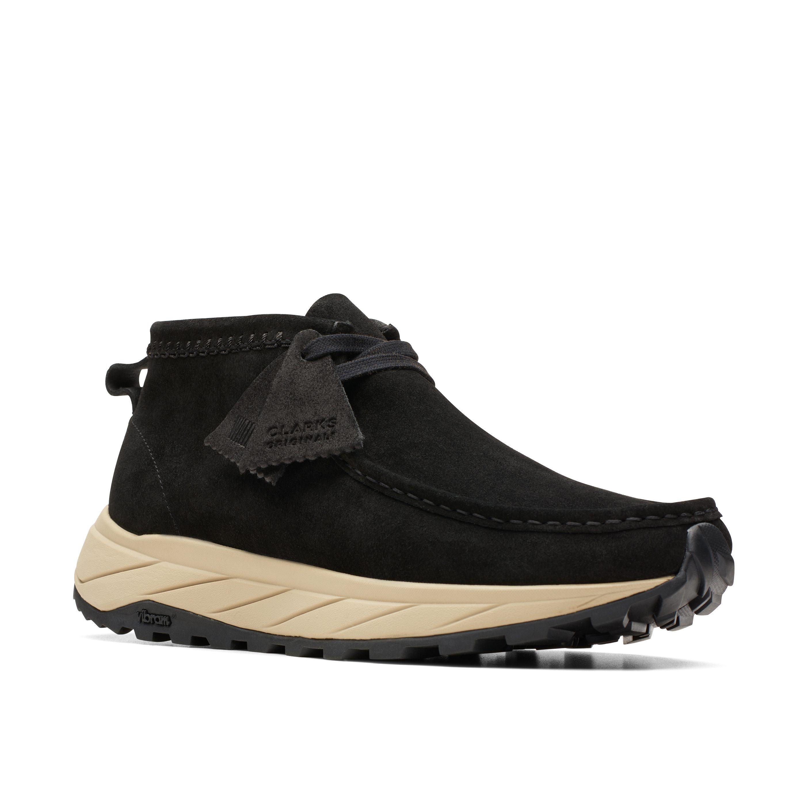 Clarks Wallabee Eden Sneaker Boot - Black | Trail Sneakers | Huckberry