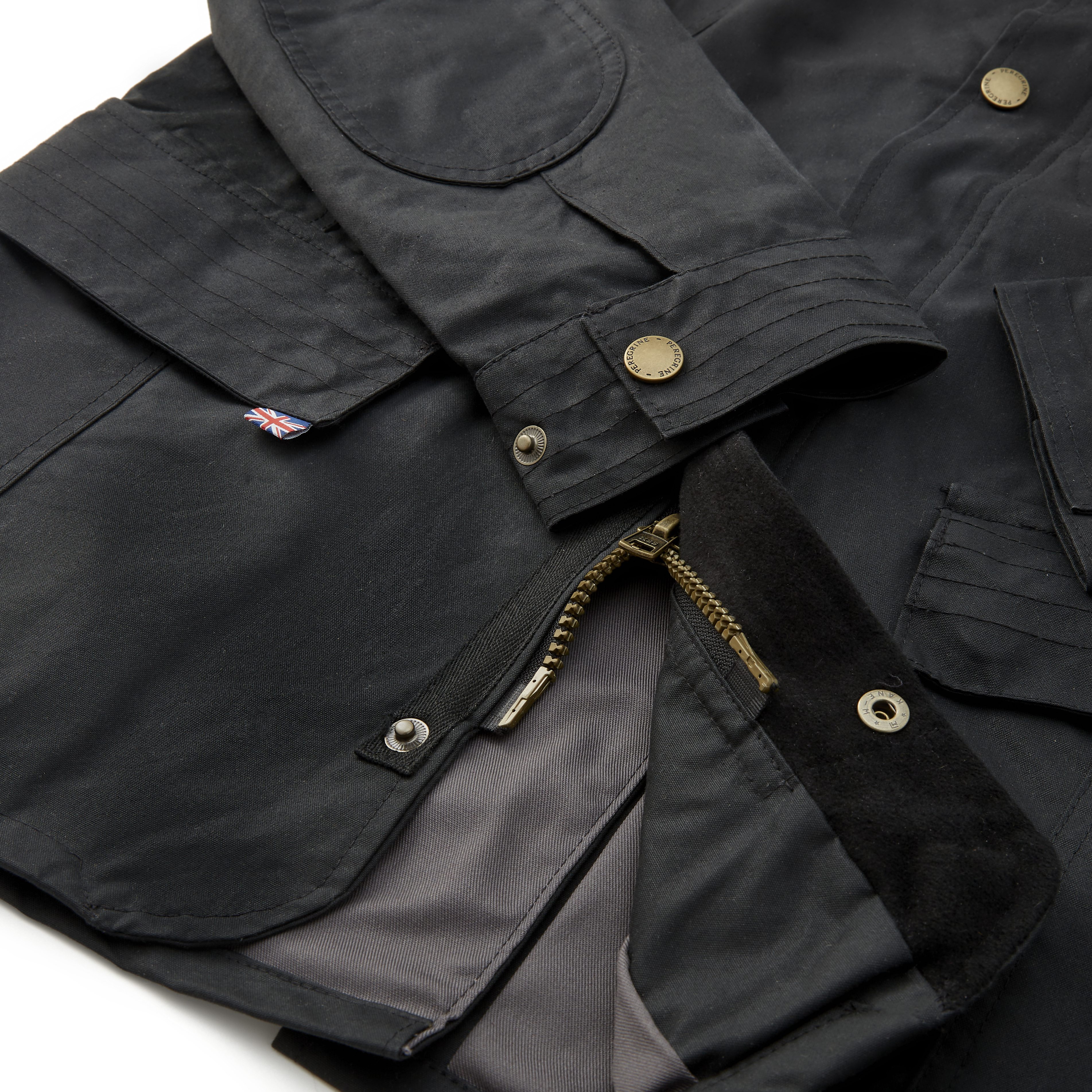 Peregrine Waxed Bexley Jacket - Black | Waxed Jackets | Huckberry