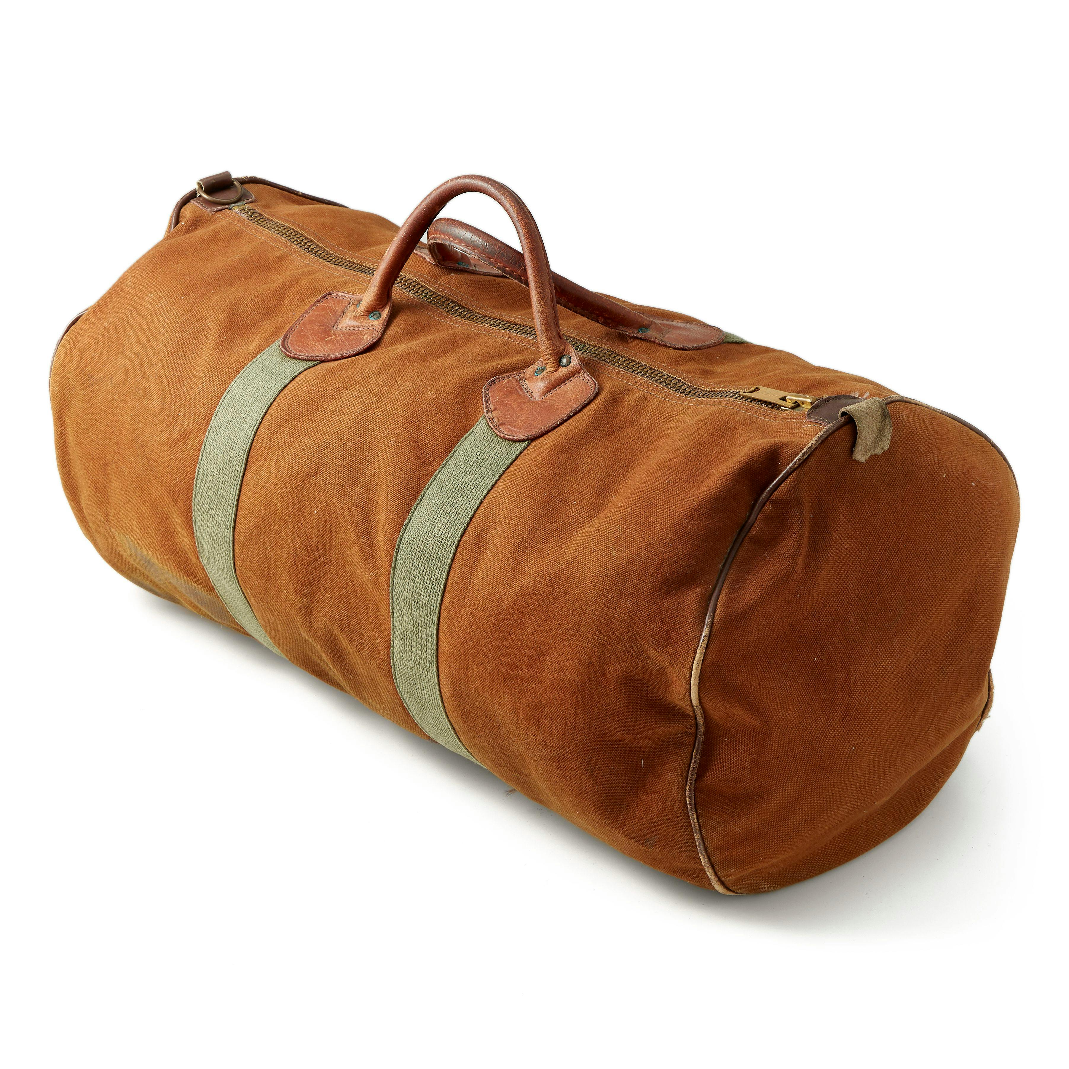 Huckberry Vintage L.L. Bean Canvas Duffle Bag - Brown | Duffel