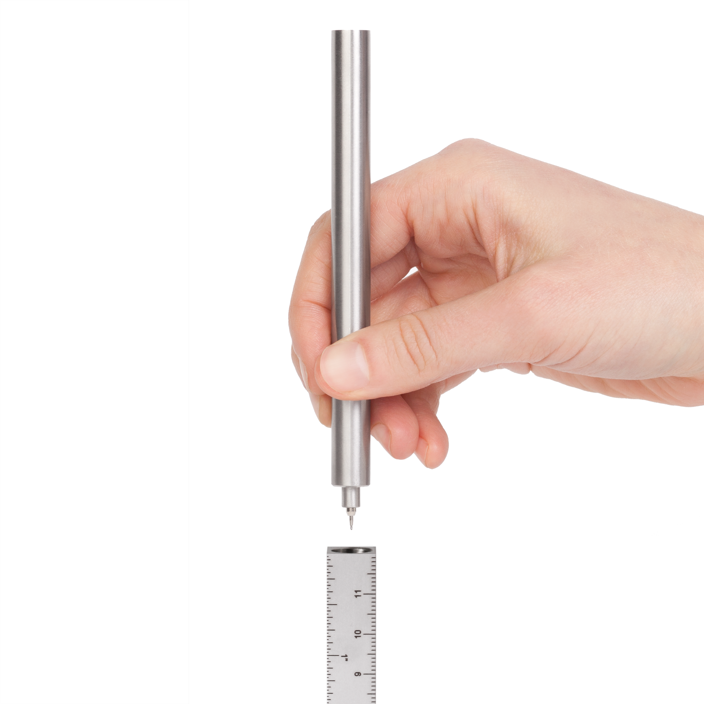 CW&T Pen Type-A - Raw Blasted Stainless Steel | Pocket Tools