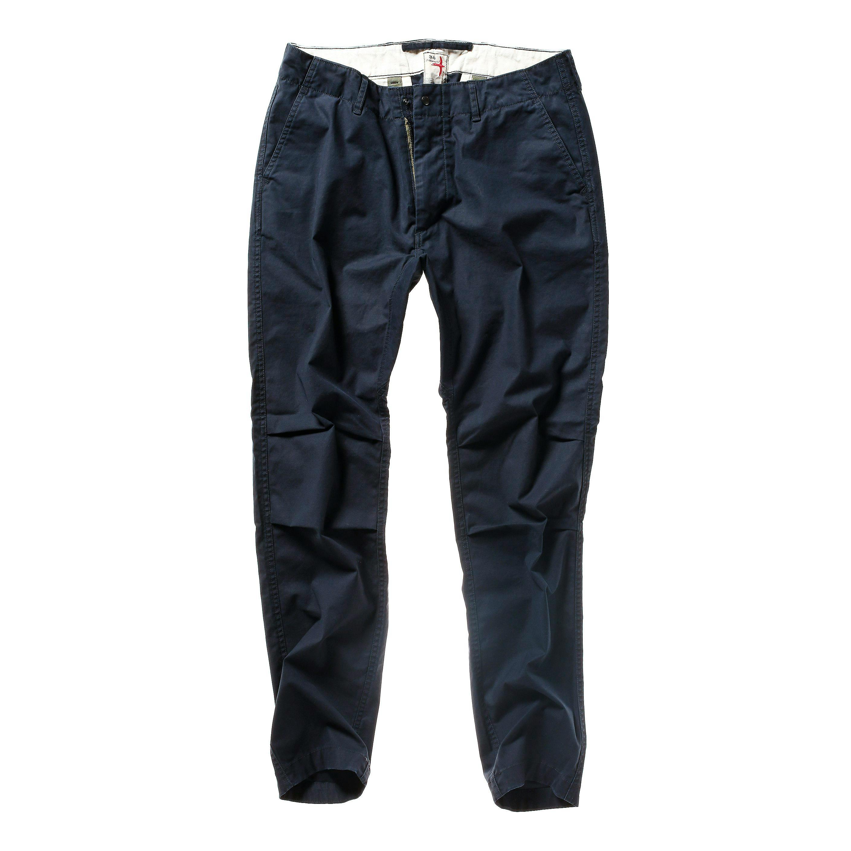 Blue Linen Cargo Pant By Fool Clothing