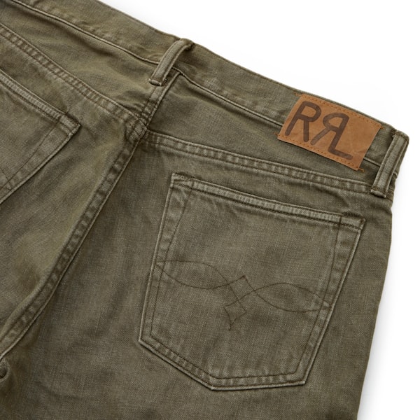 RRL men's selvedge jeans. 