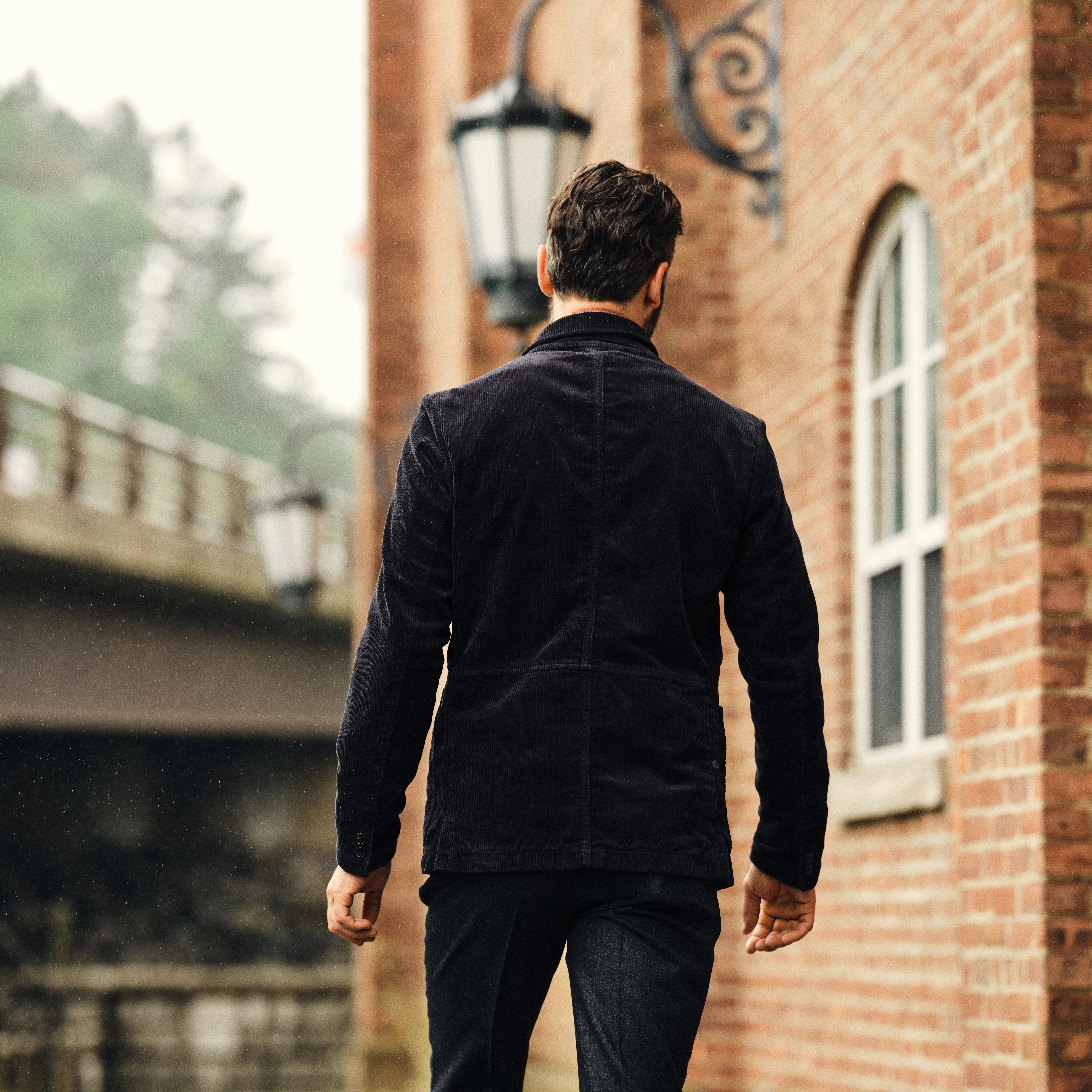Relwen Corduroy Trap Blazer - Dark Navy | Blazers | Huckberry