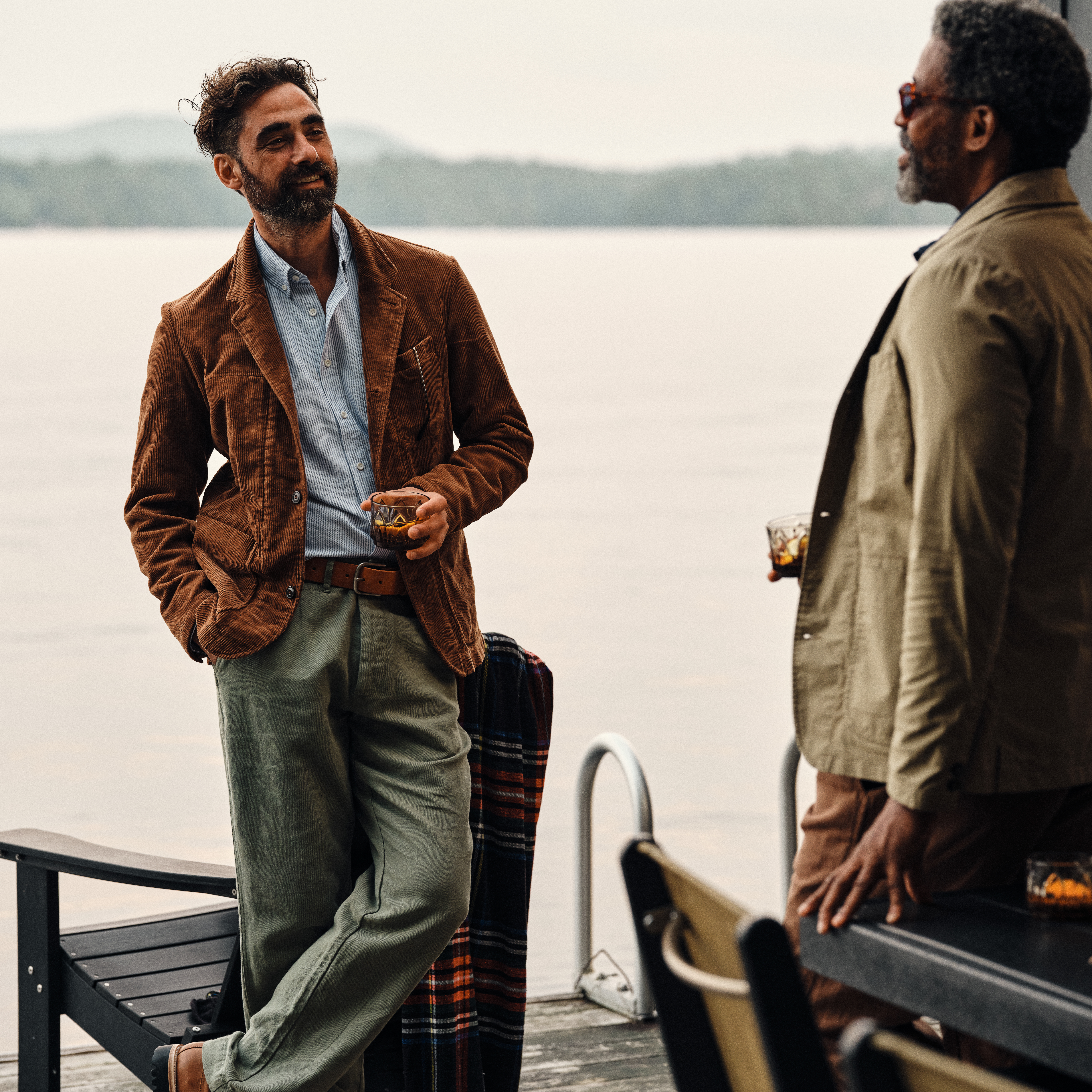 Relwen Corduroy Trap Blazer - Chestnut | Blazers | Huckberry