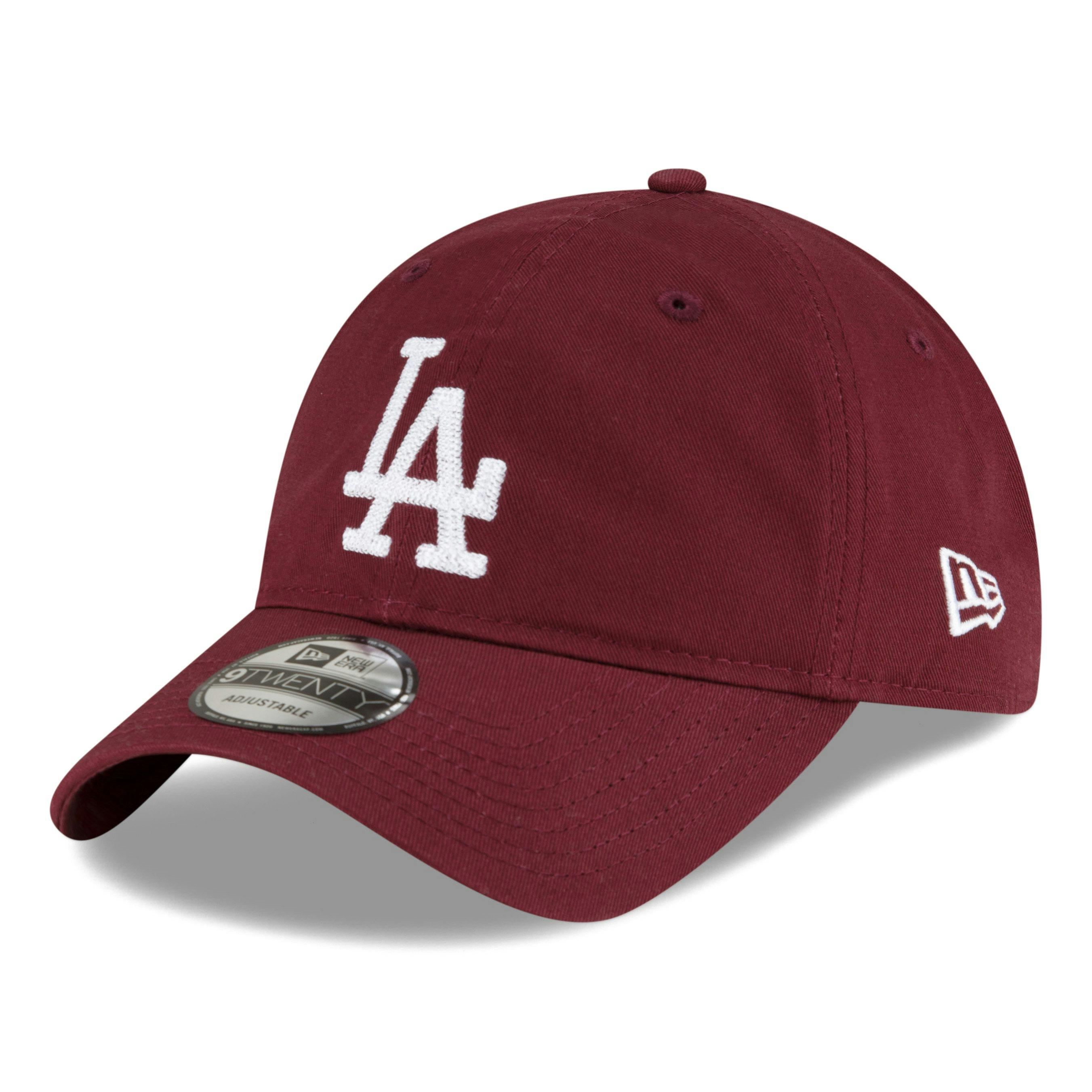 New Era Los Angeles Dodgers Core Classic Baseball Hat - Maroon, Baseball  Caps