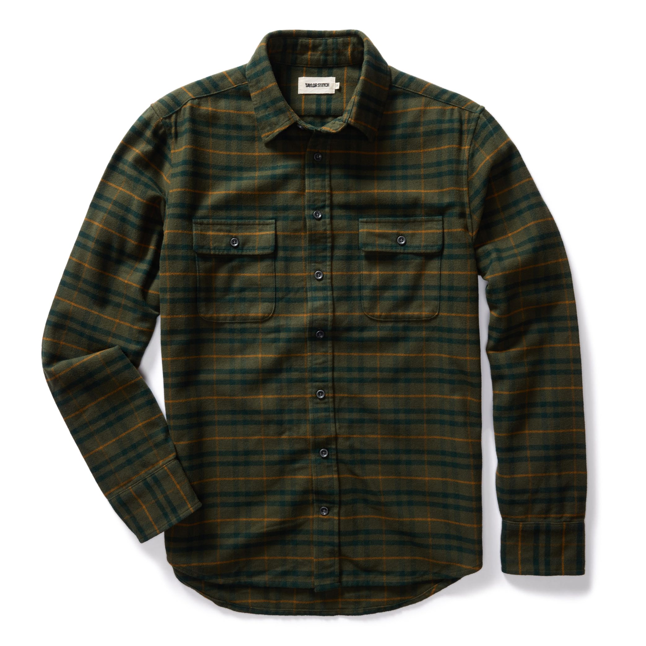 Taylor Stitch The Utility Shirt - Sun Bleached Indigo Check
