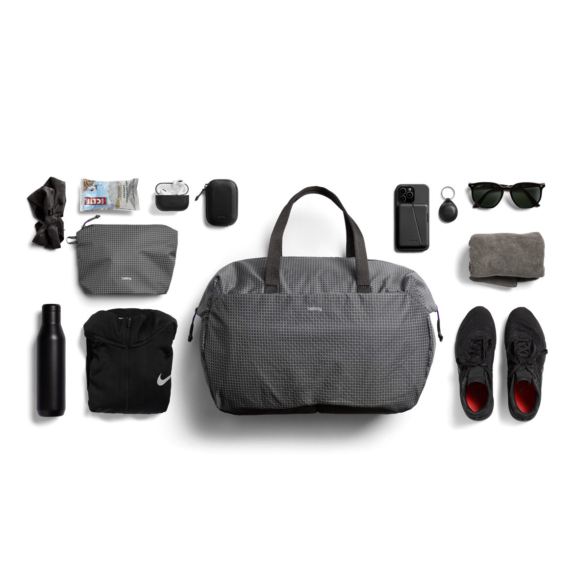 Bellroy Lite Duffel Bag - Arcade Grey | Duffel Bags | Huckberry