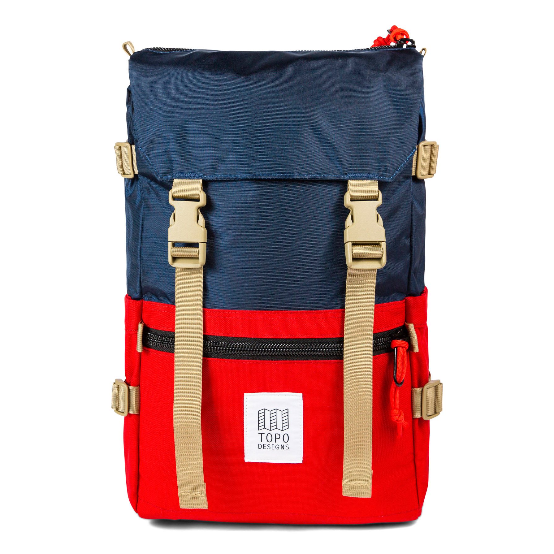 Topo Designs Rover Pack Classic - Navy / Red | Backpacks | Huckberry