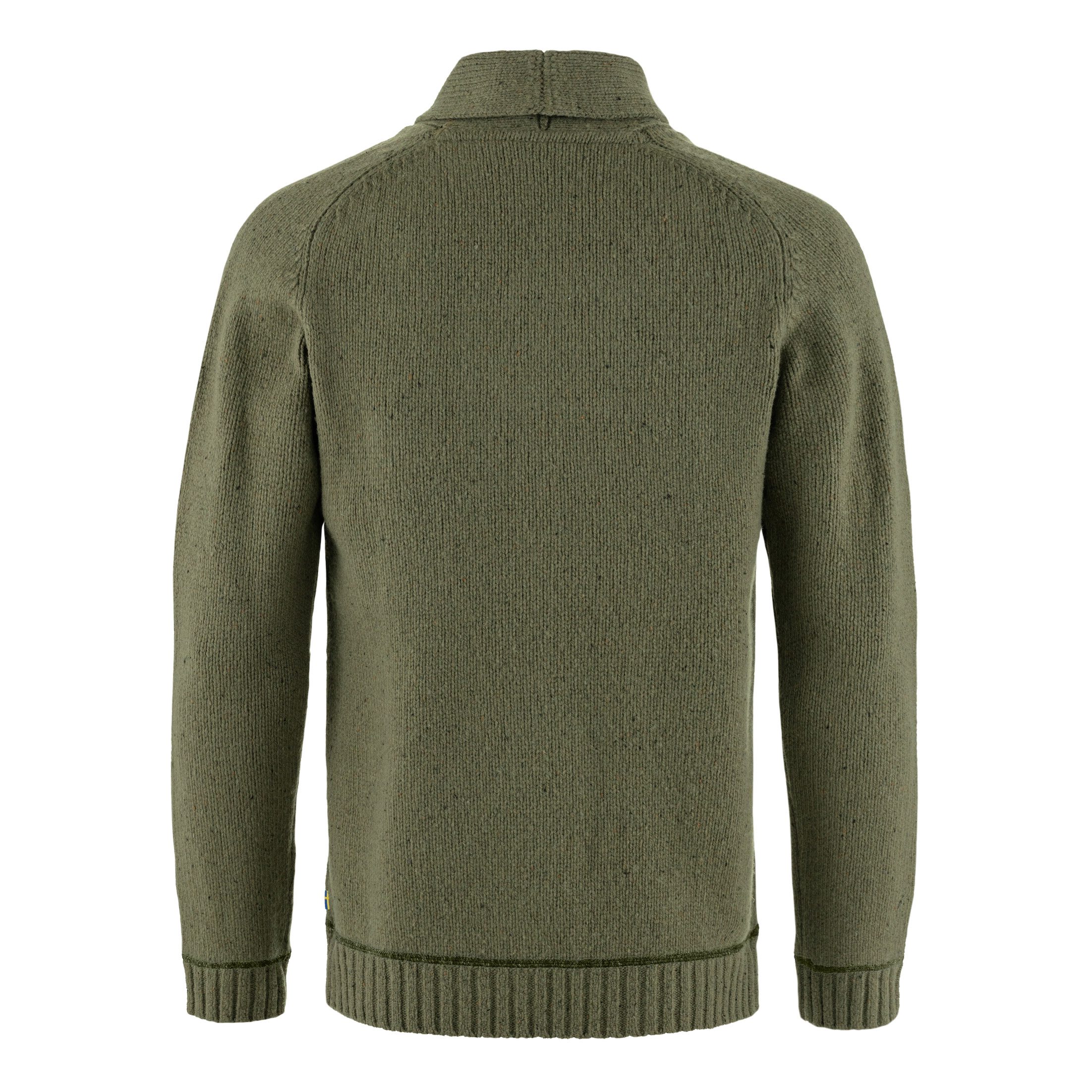 Fjallraven Lada Shawl Sweater - Laurel Green | Crew Neck Sweaters
