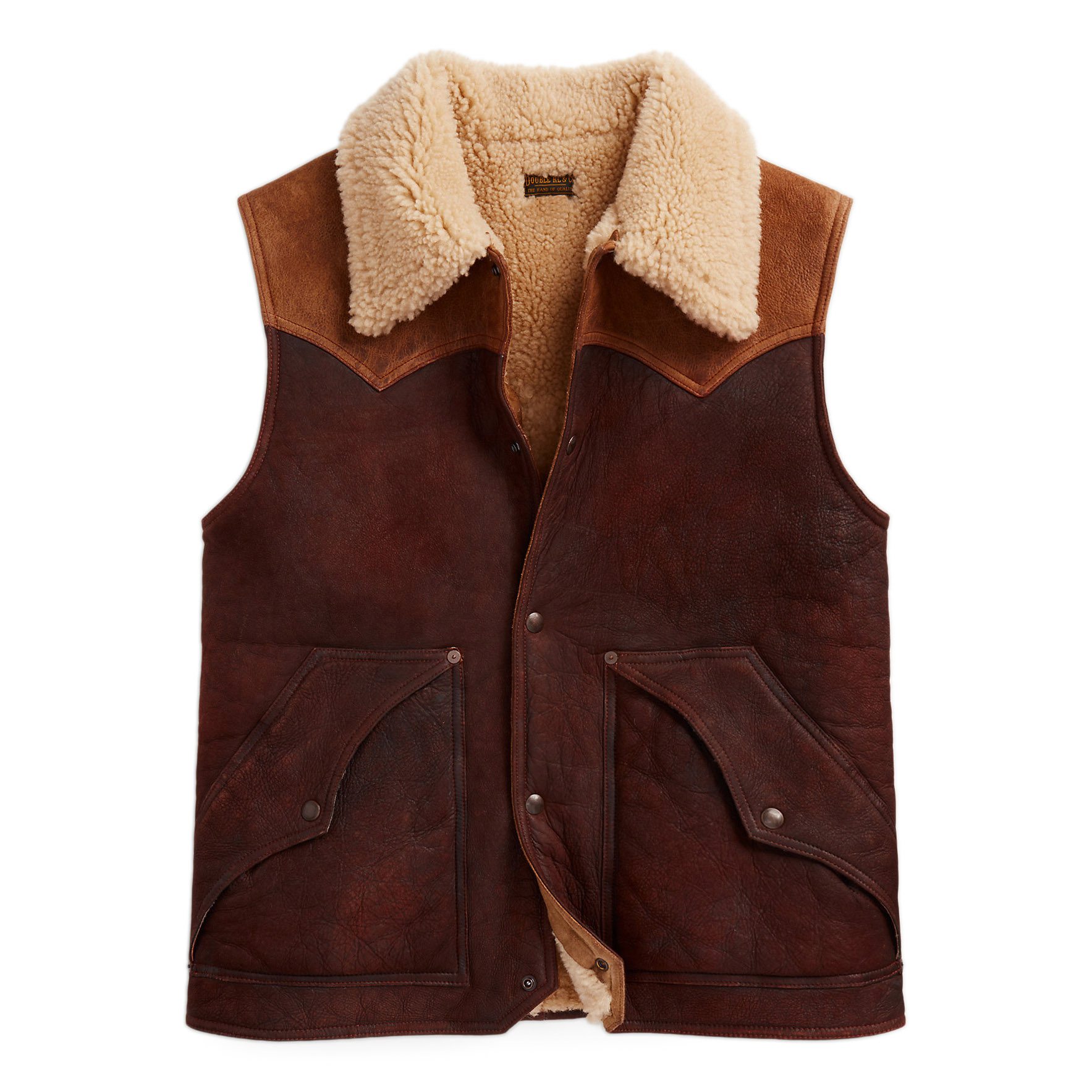 Dalton Shearling Leather Vest