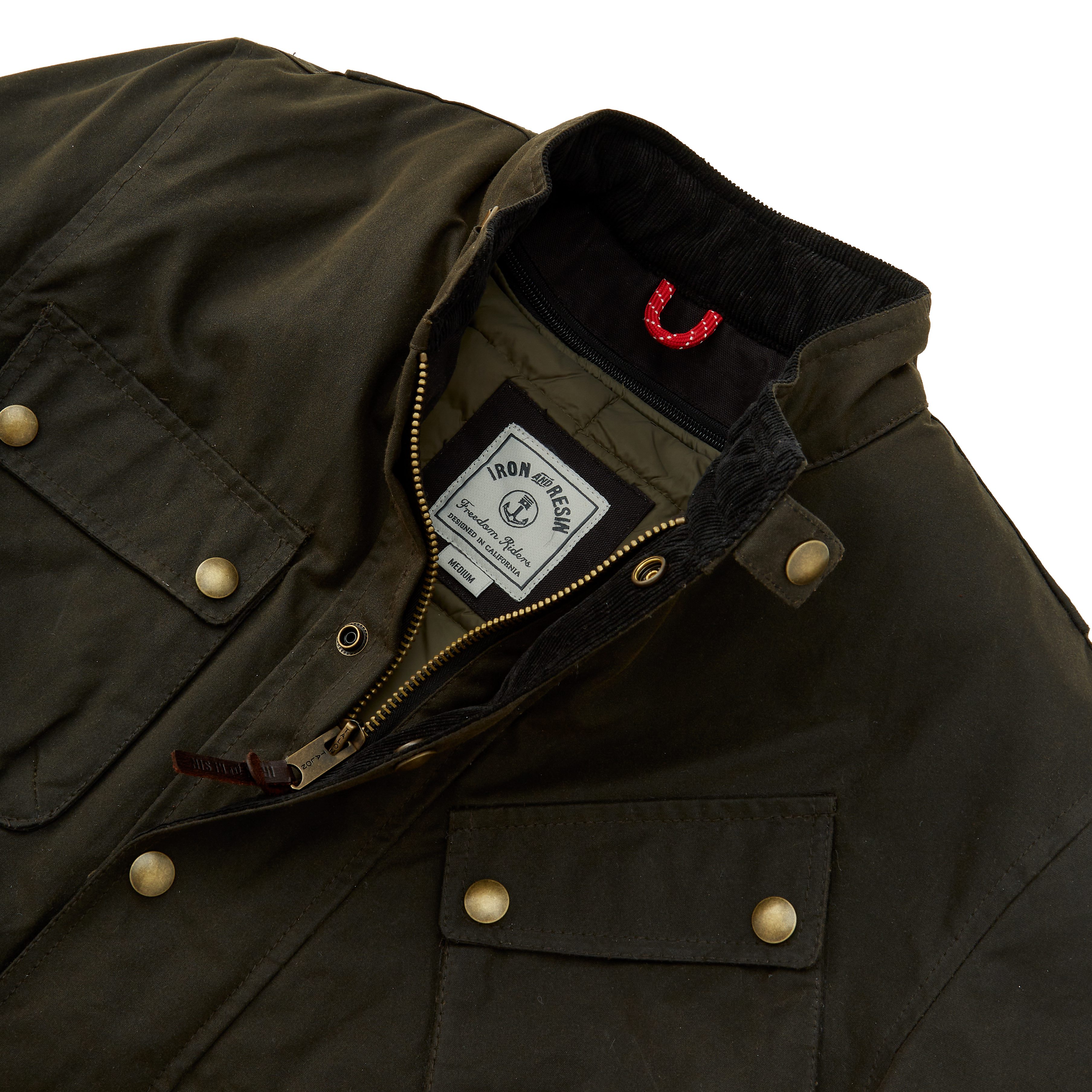 Iron and Resin Halley Stevonsons Waxed Ranger Jacket - Dark