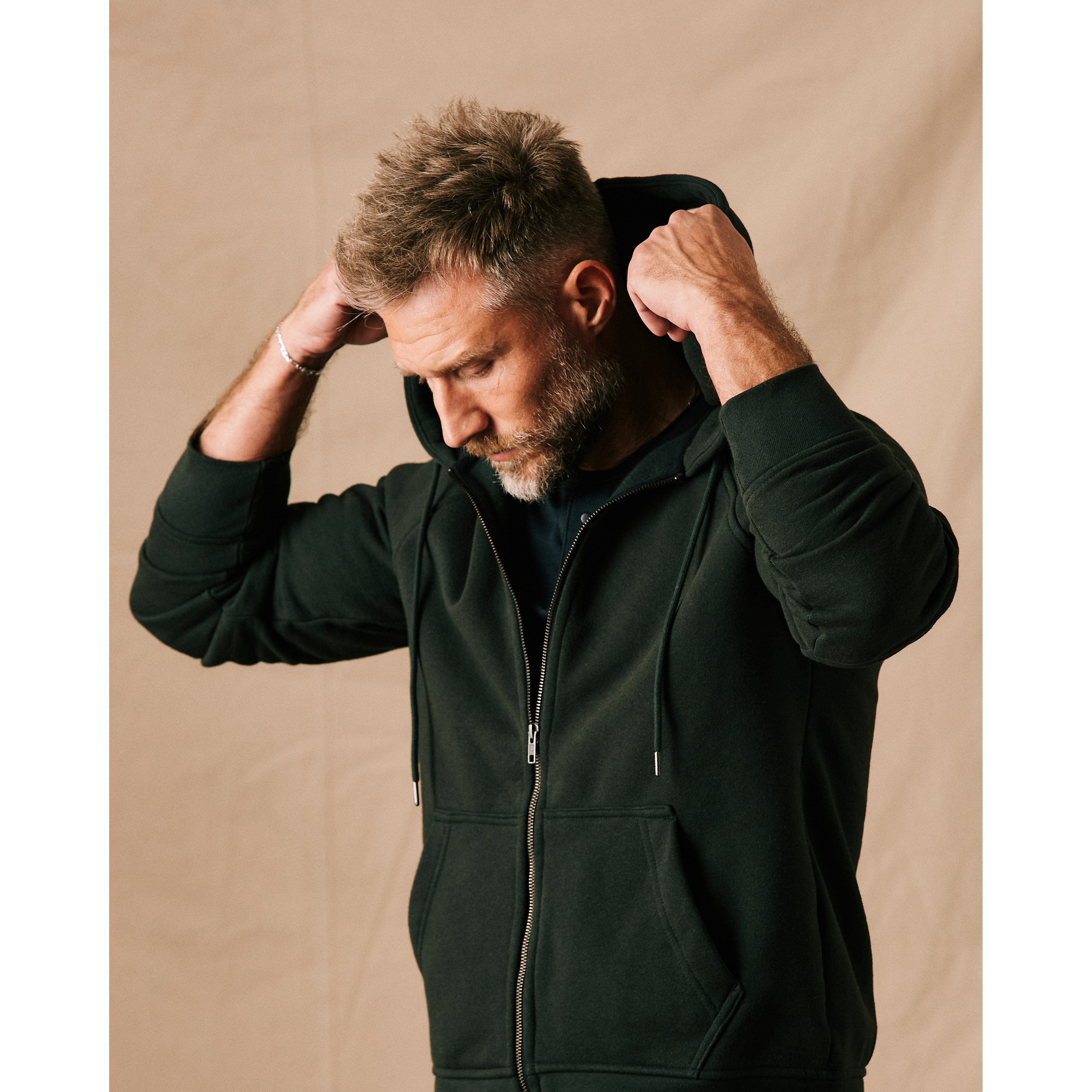 Flint and Tinder 10-Year Full Zip Hoodie - Forest | Full-Zip