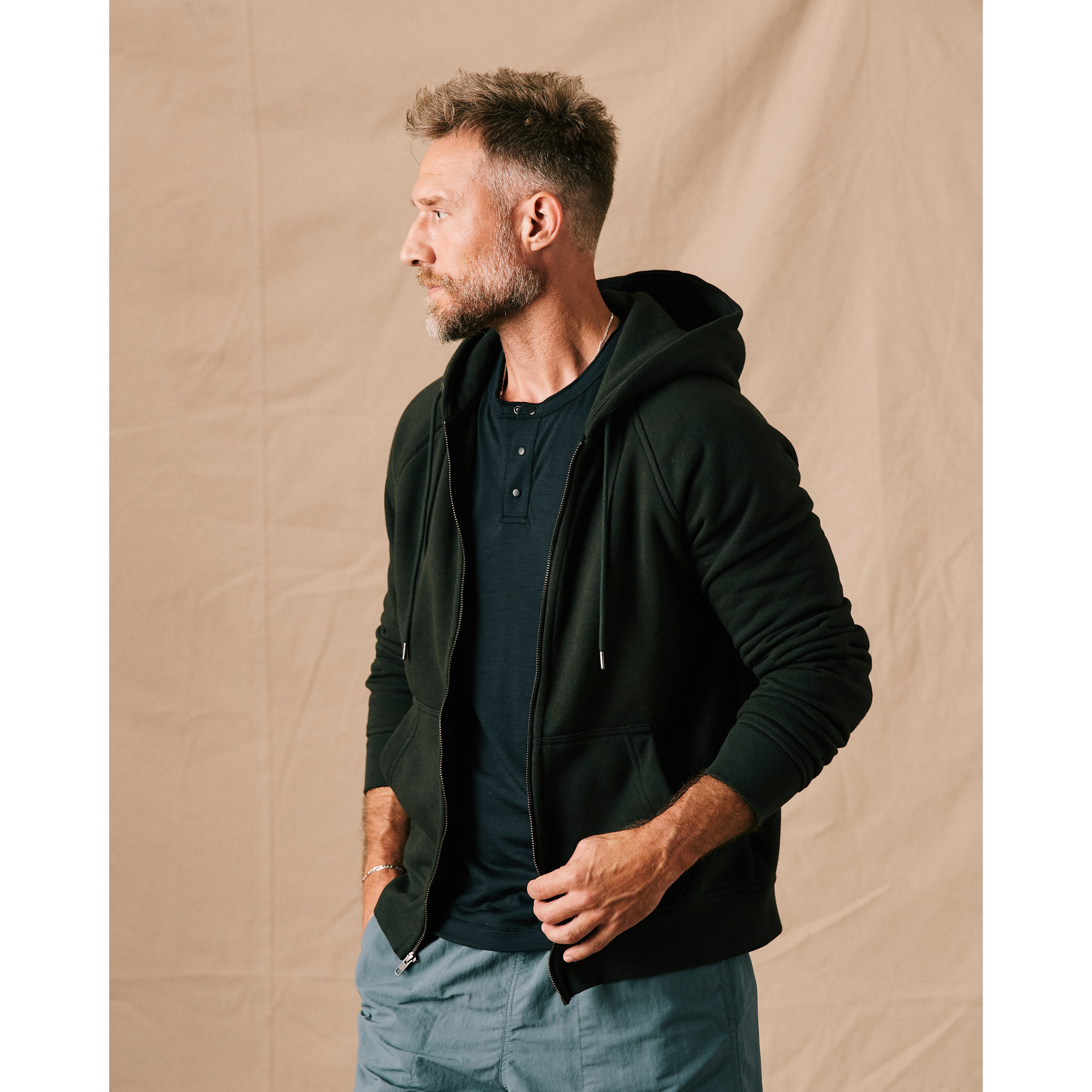 Flint and Tinder 10-Year Full Zip Hoodie - Forest | Full-Zip