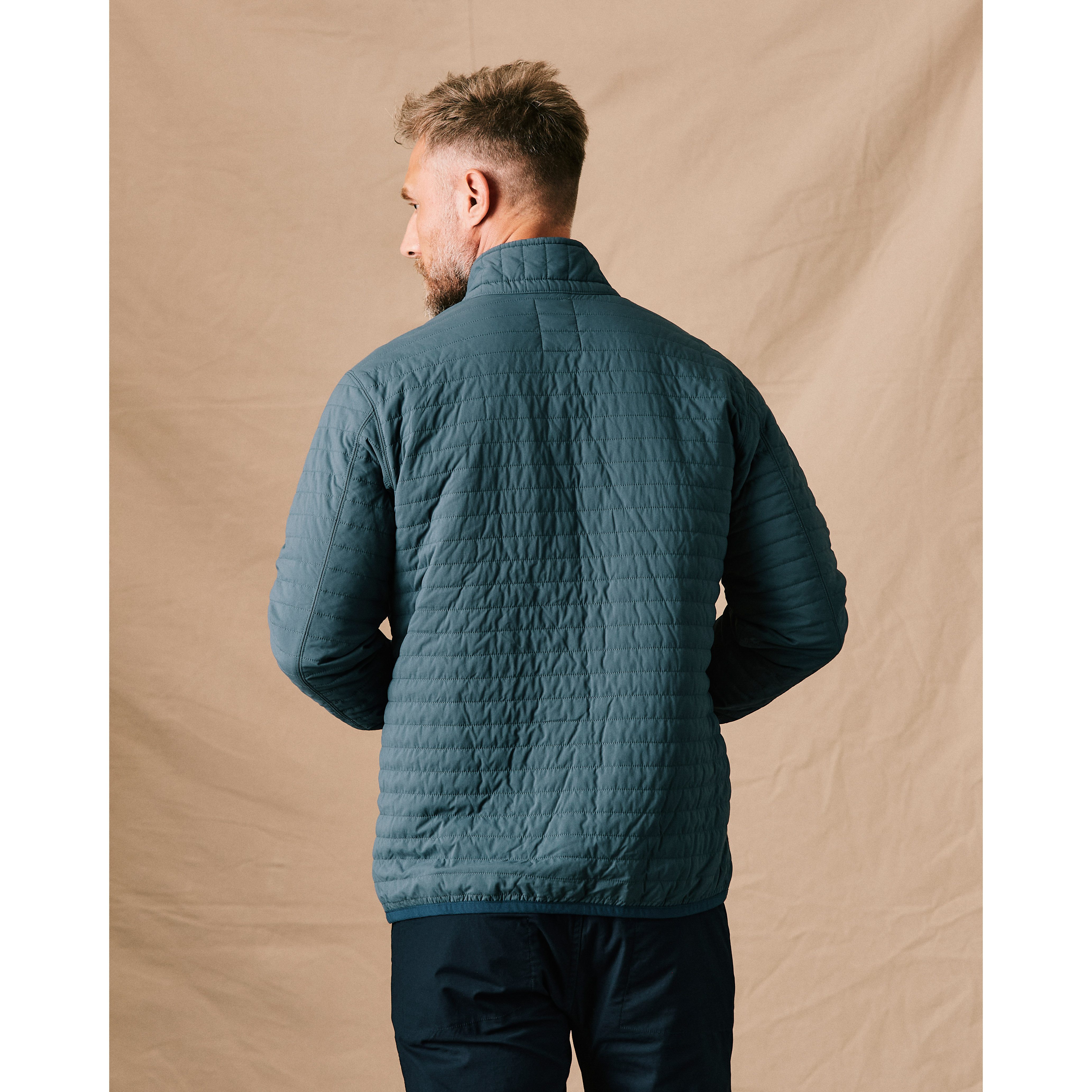 Curved Wind Jacket バーガンディ curved wind jacket | OHOTORO