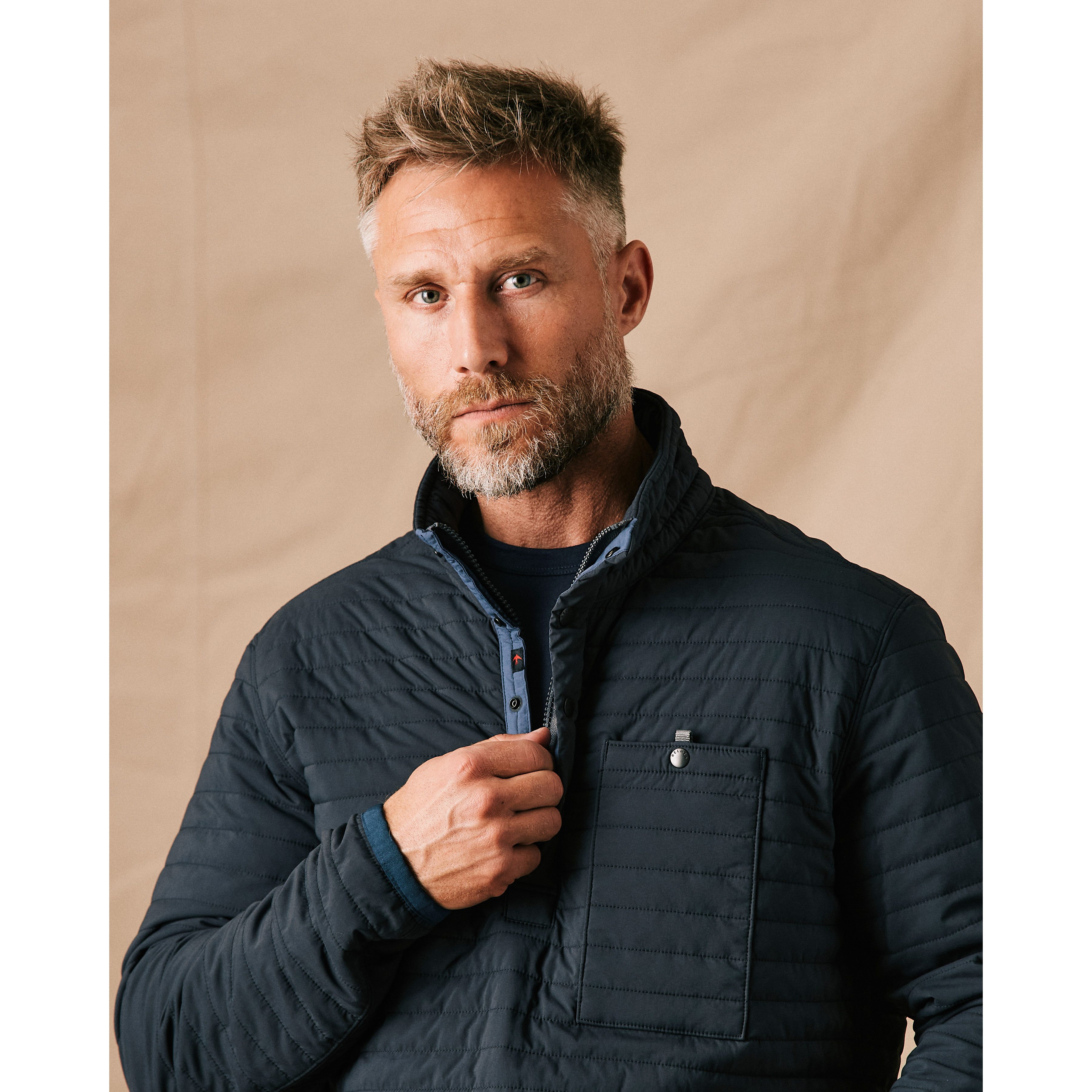 Relwen Windzip Popover - Midnight | Insulated Jackets | Huckberry